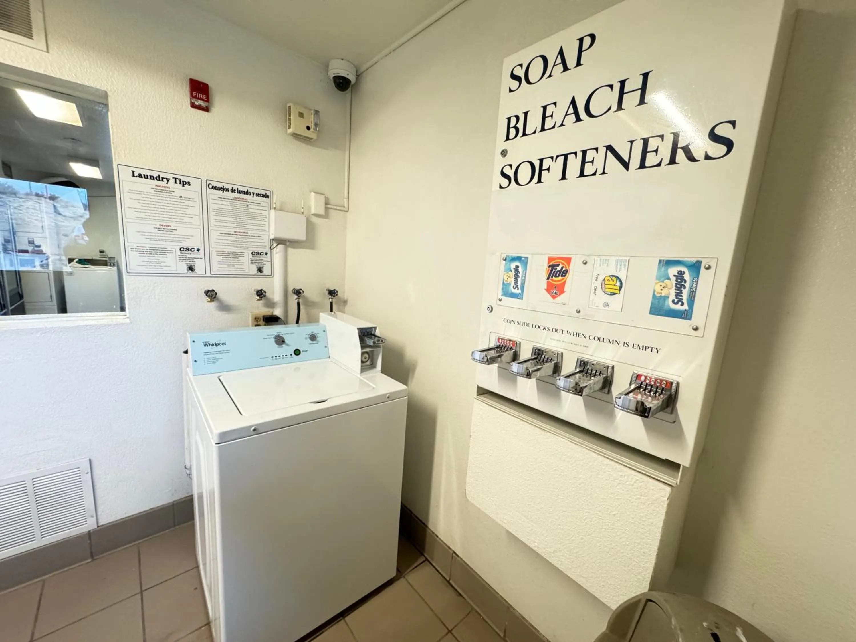 laundry in Motel 6-Casper, WY