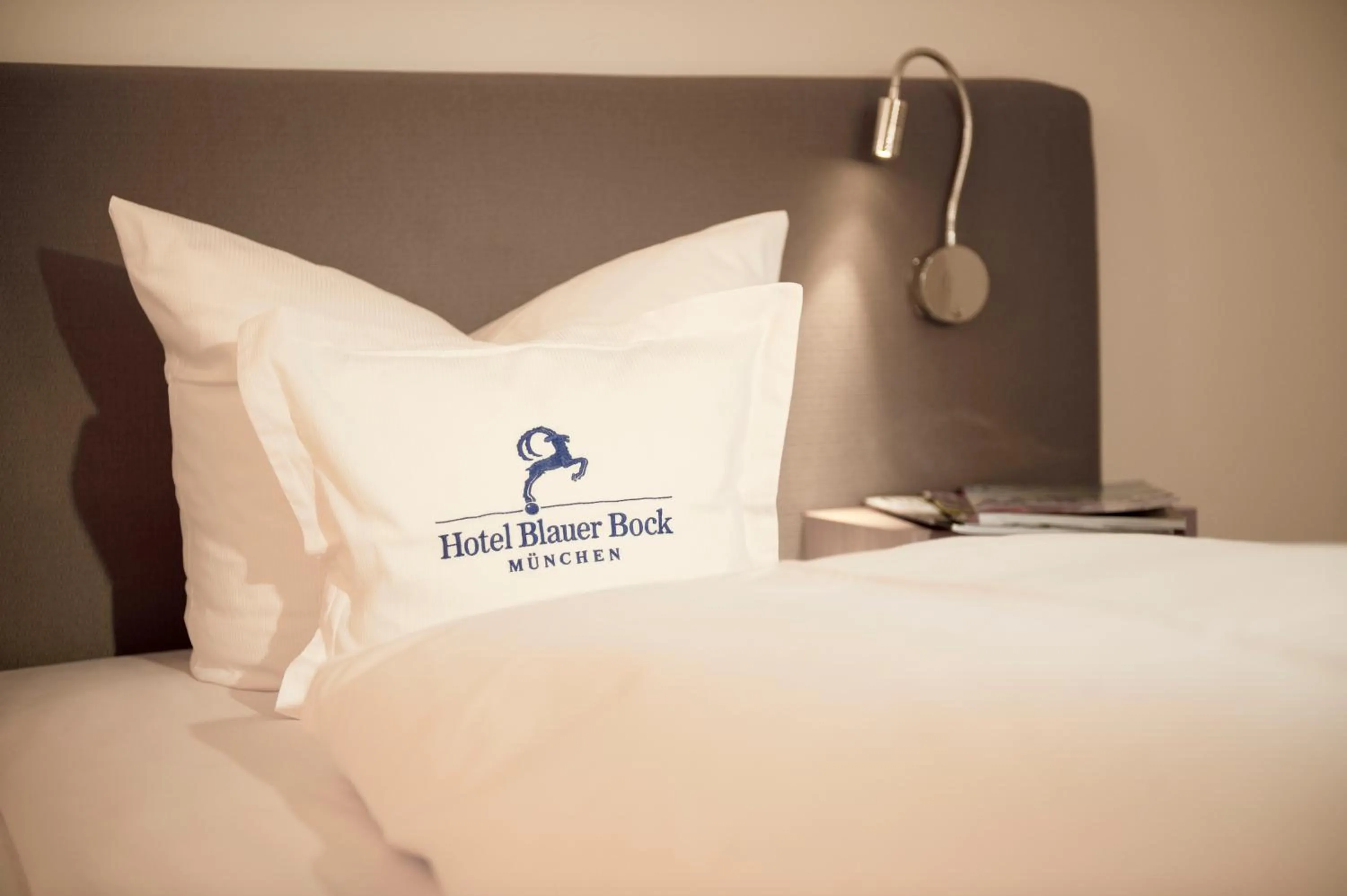 Bed in Hotel Blauer Bock