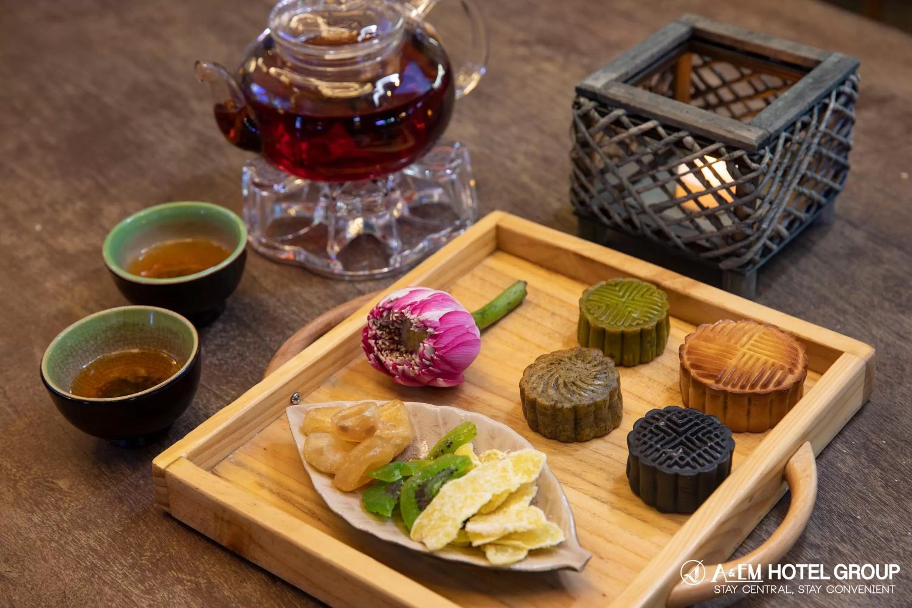 Food and drinks in A&EM Saigon Hotel