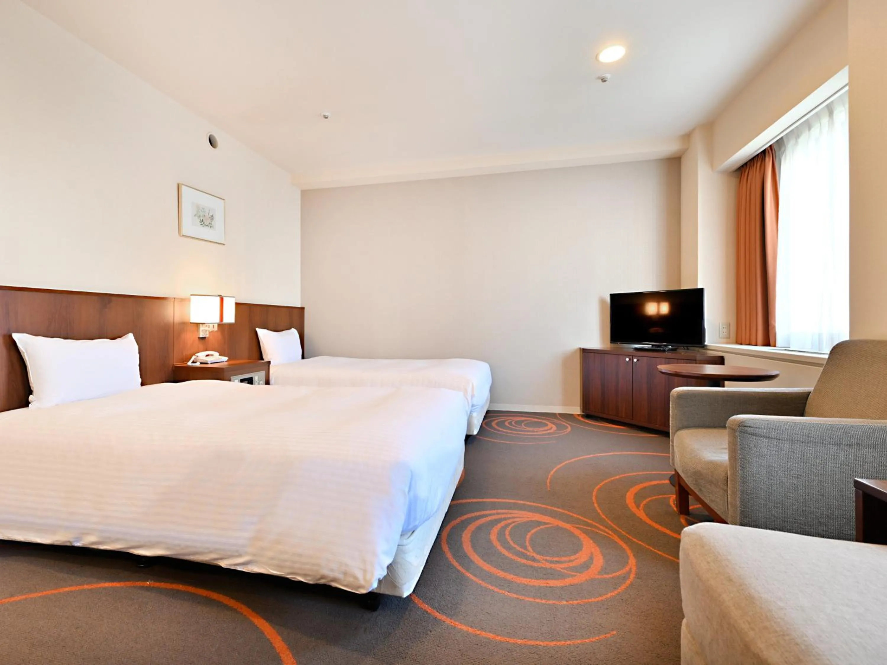 Bedroom, Bed in Hotel Abest Sapporo