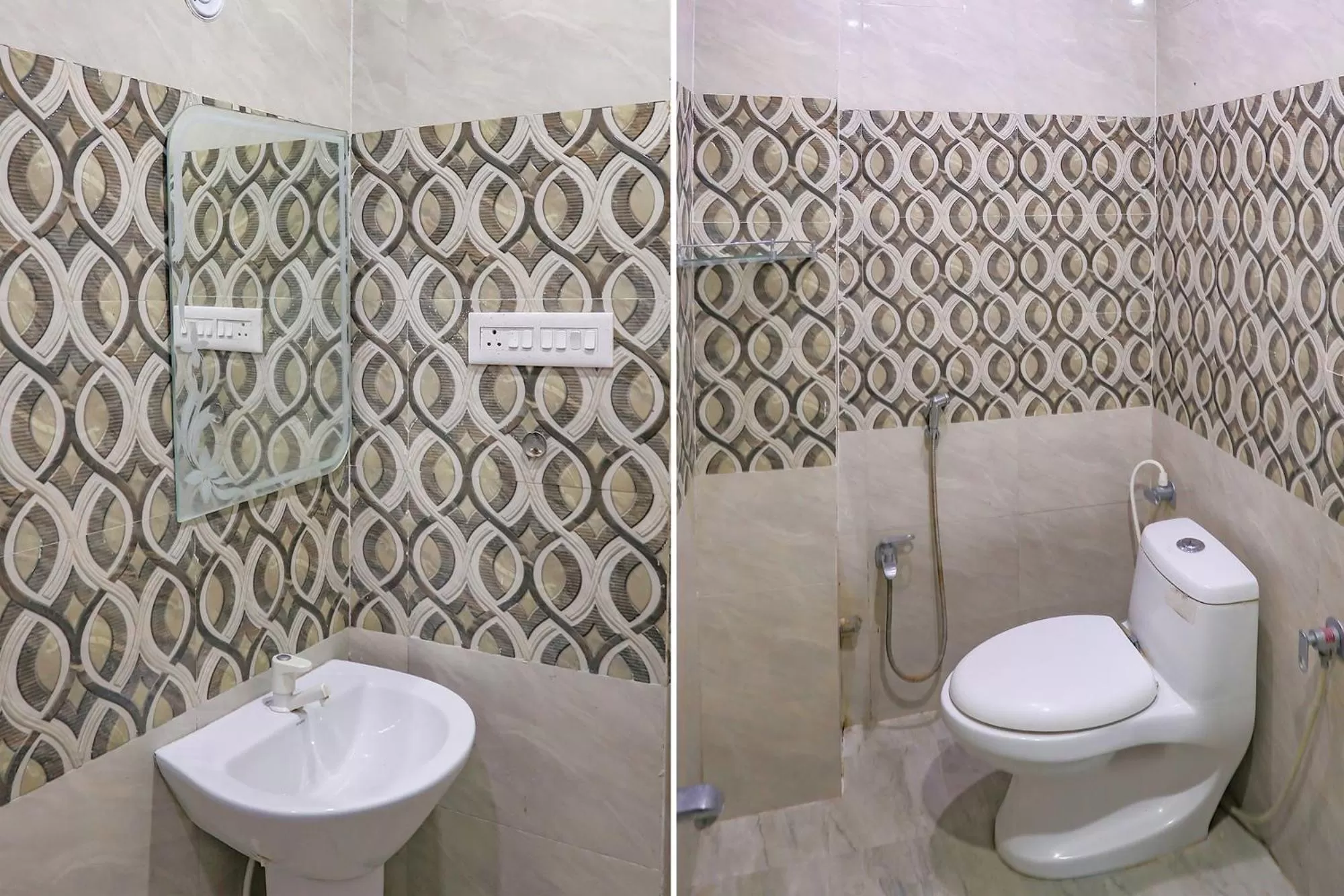 Toilet in FabHotel Kriti Green - Hanuman Mandir, Lathia