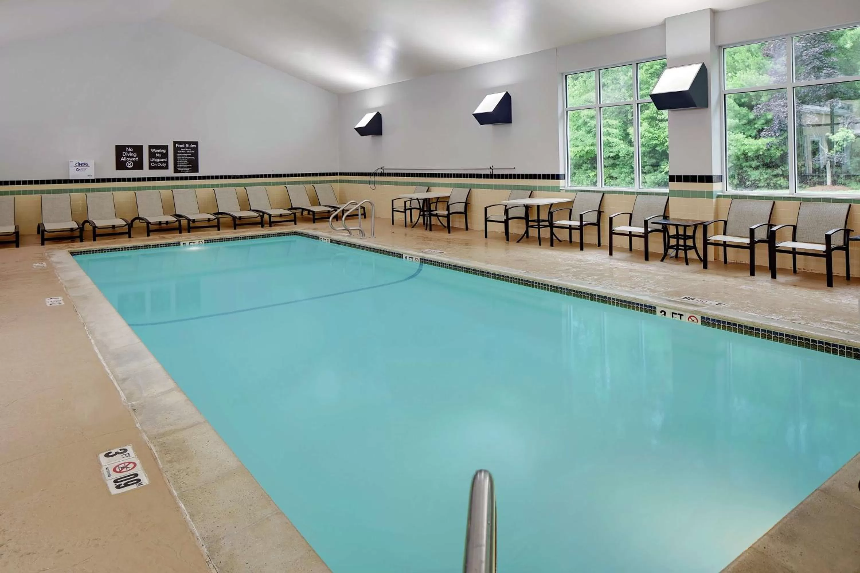Pool view in Homewood Suites by Hilton - Boston/Billerica-Bedford