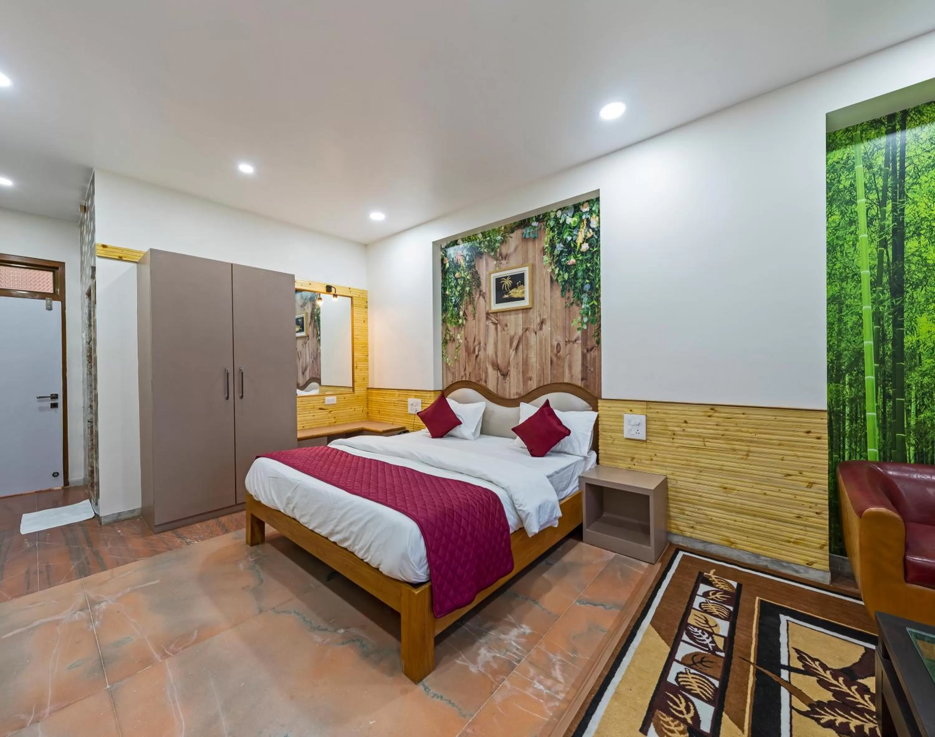 Bed in Hotel Blooming Soul