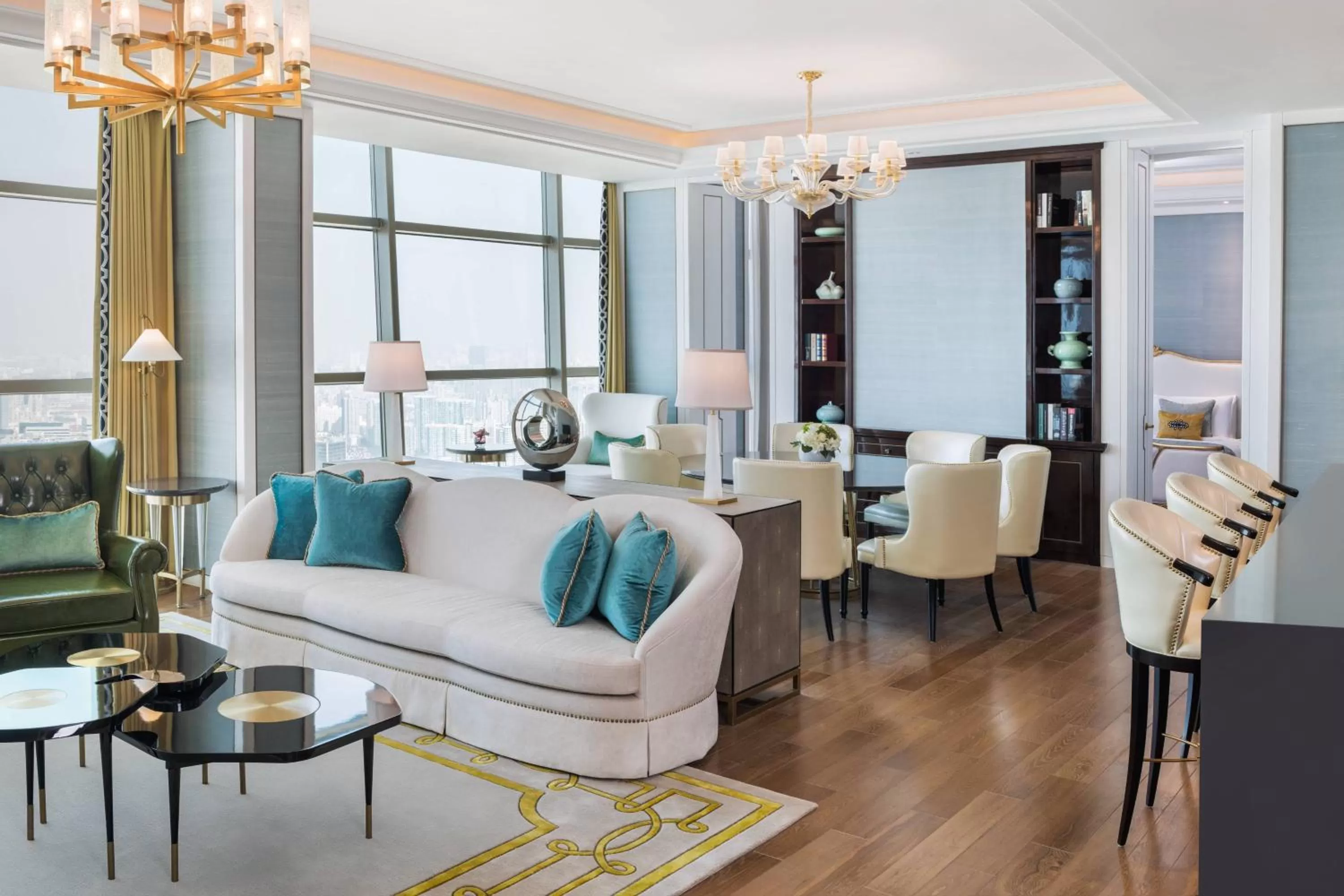 Living room in The St Regis Shanghai Jingan
