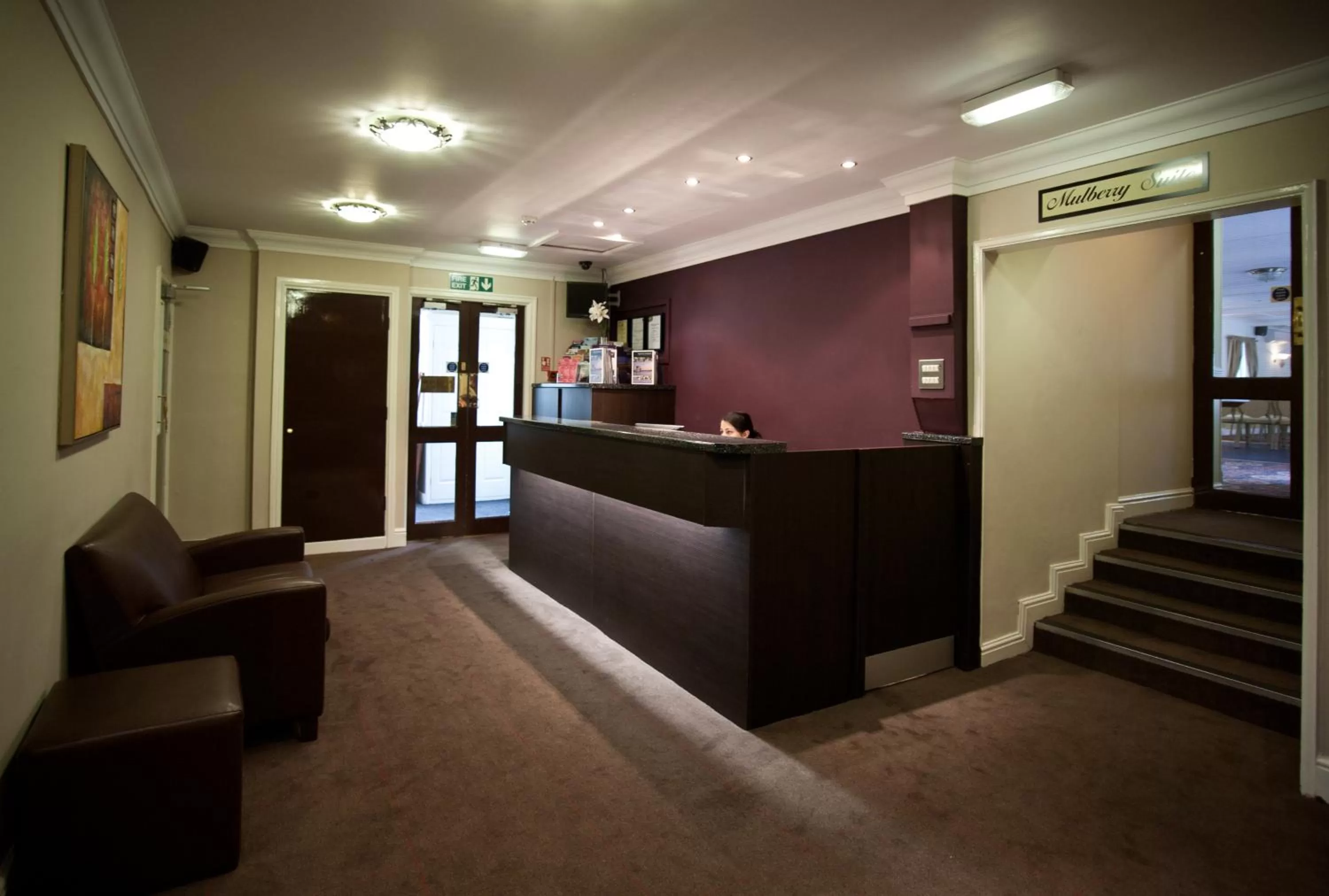 Lobby or reception in The Angel View Hotel
