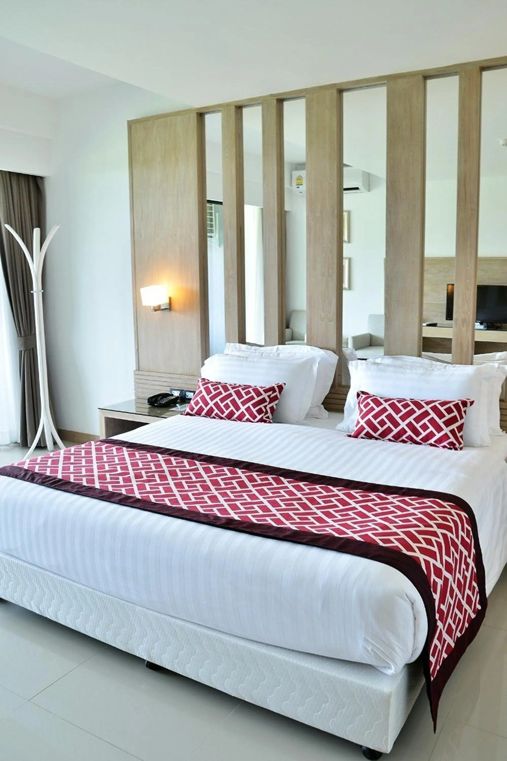 Bed in The Par Phuket SHA Plus