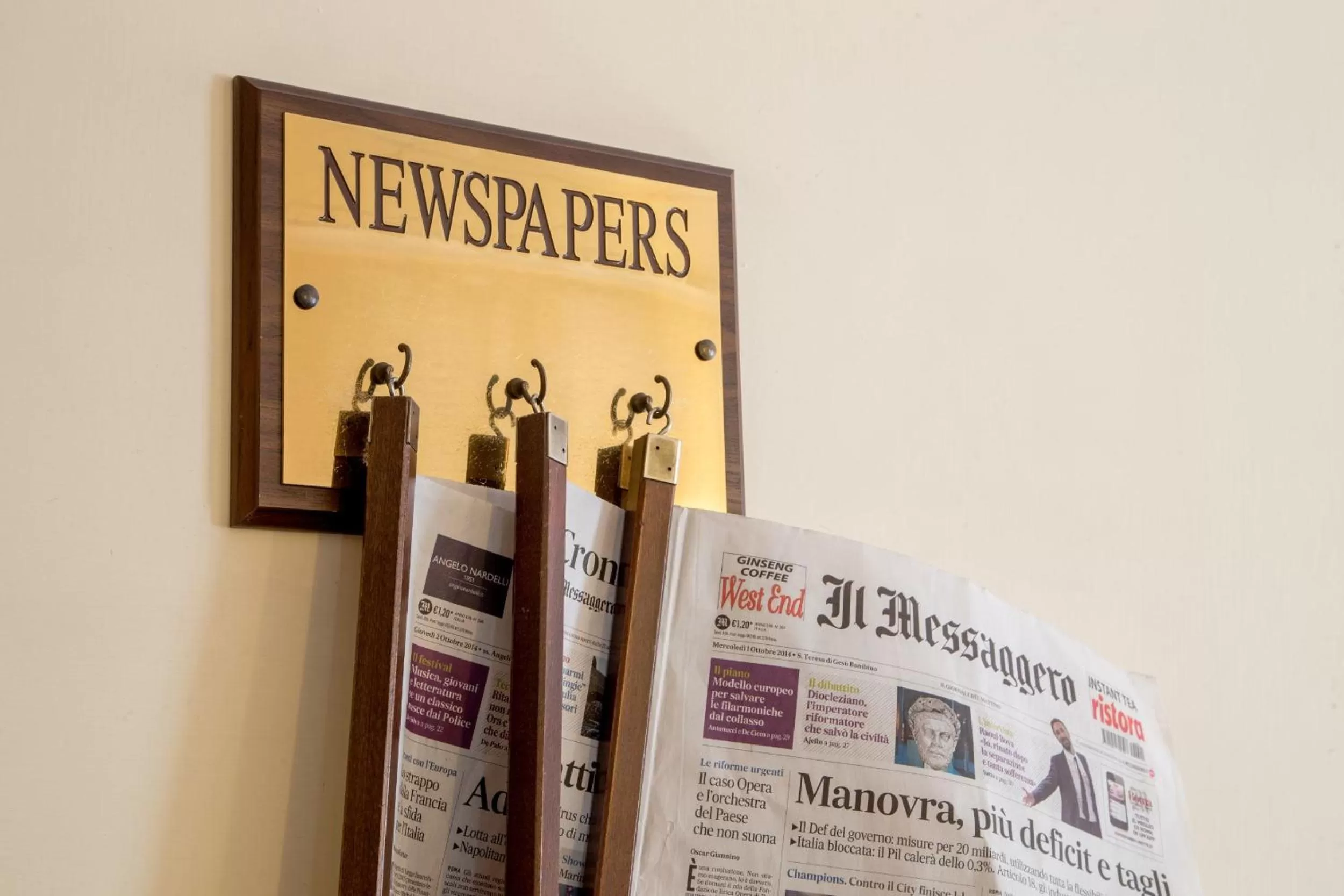 Decorative detail in Marini Park Hotel