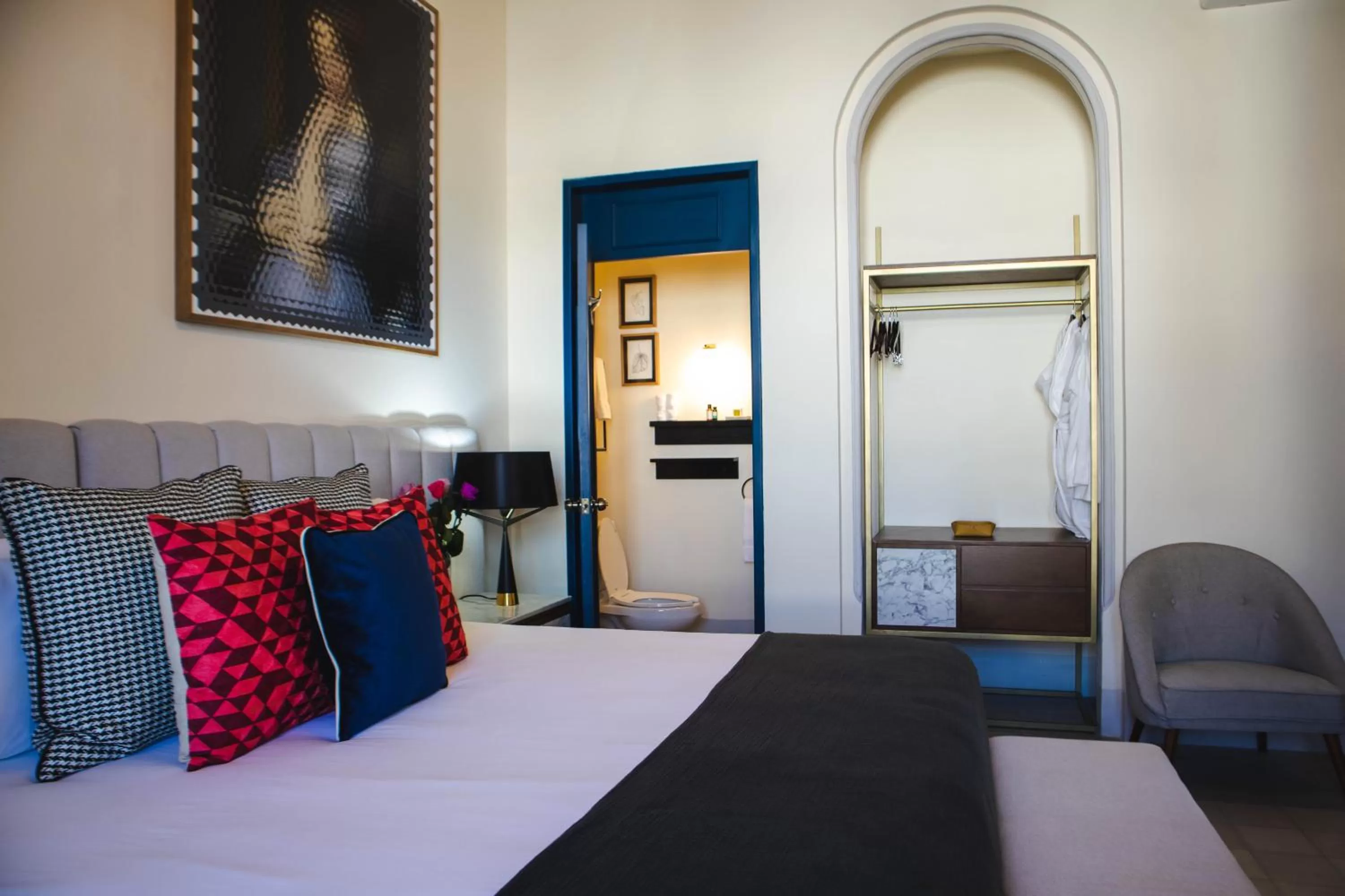 Bathroom, Bed in GALA Hotel Boutique