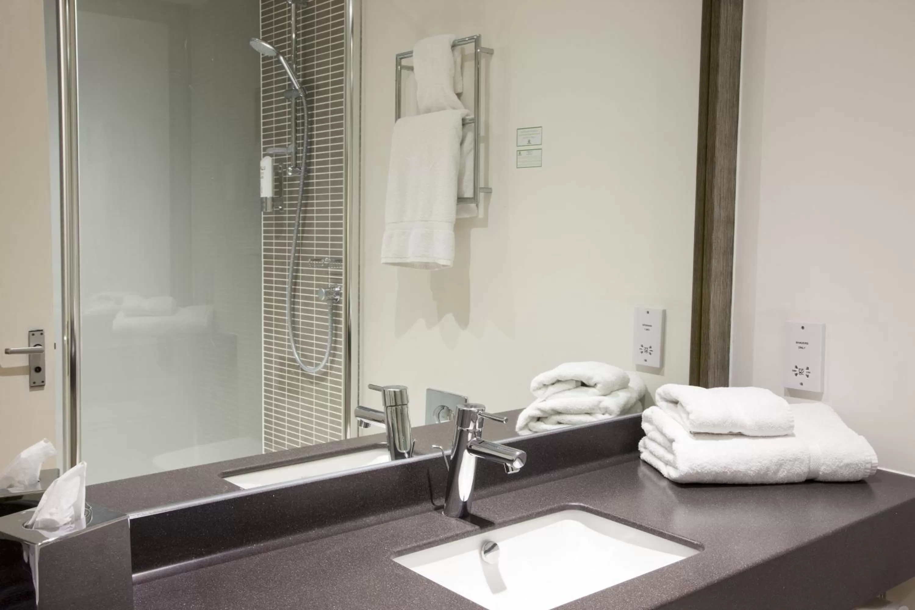Shower in Holiday Inn Colchester by IHG