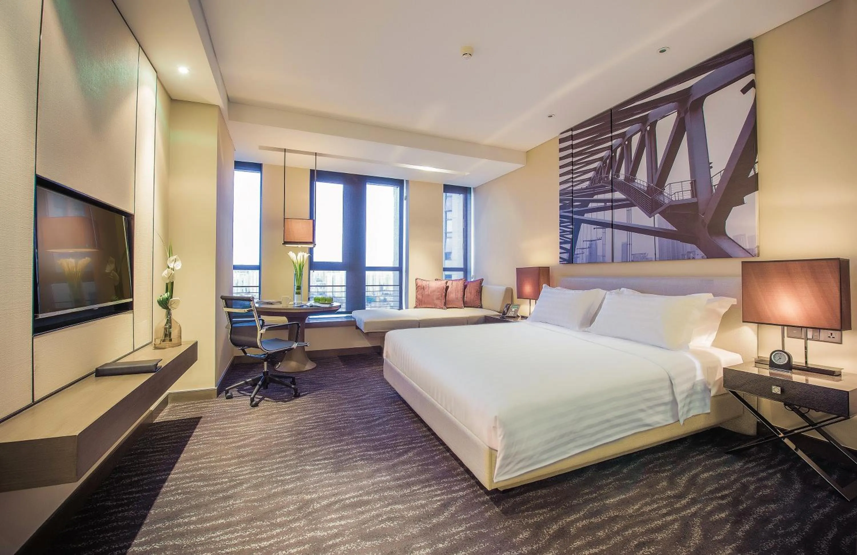 bunk bed, Bed in Pan Pacific Tianjin