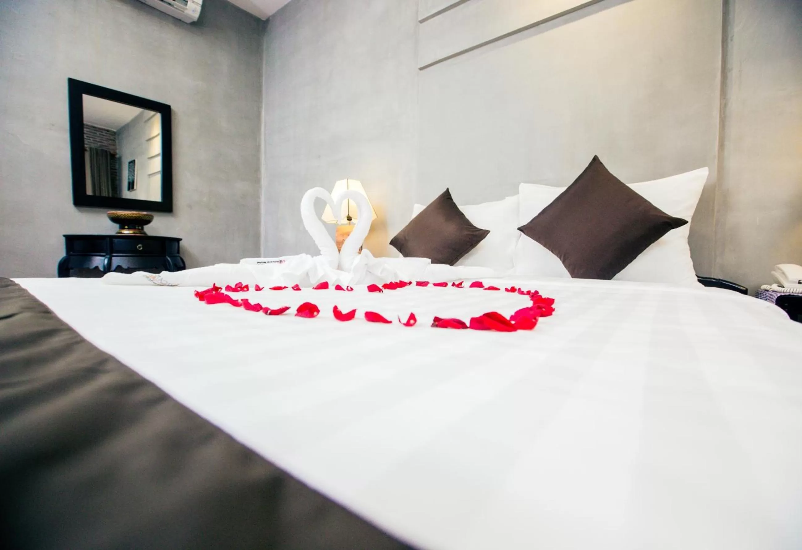 Decorative detail, Bed in Vacation Boutique Hotel