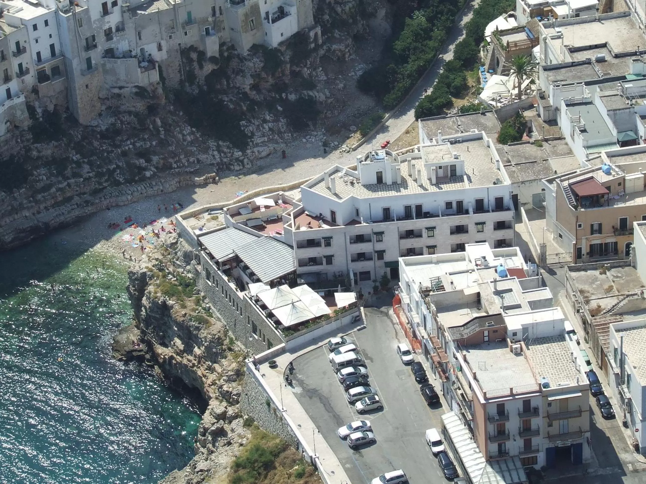 Bird's eye view in Covo dei Saraceni