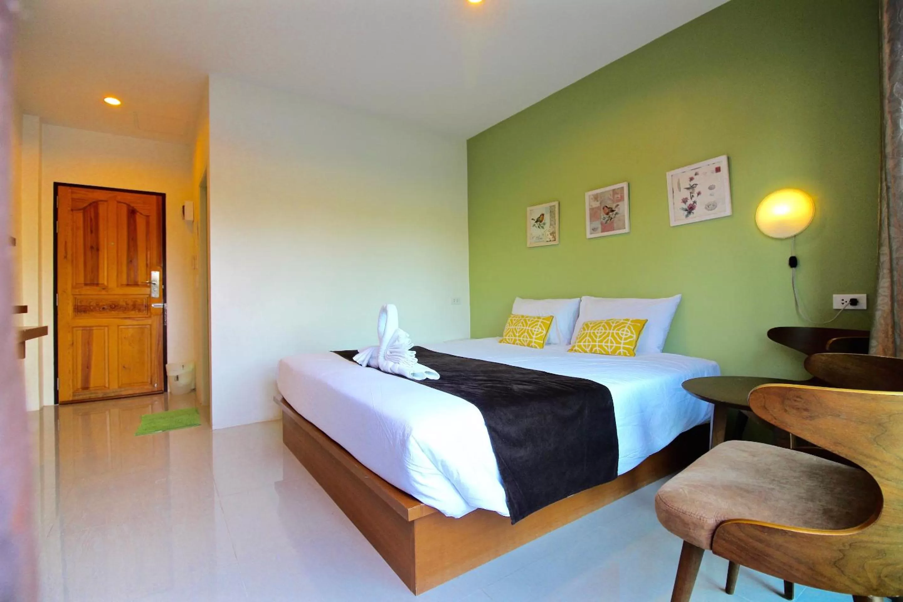 Bed in Green Apple Villa