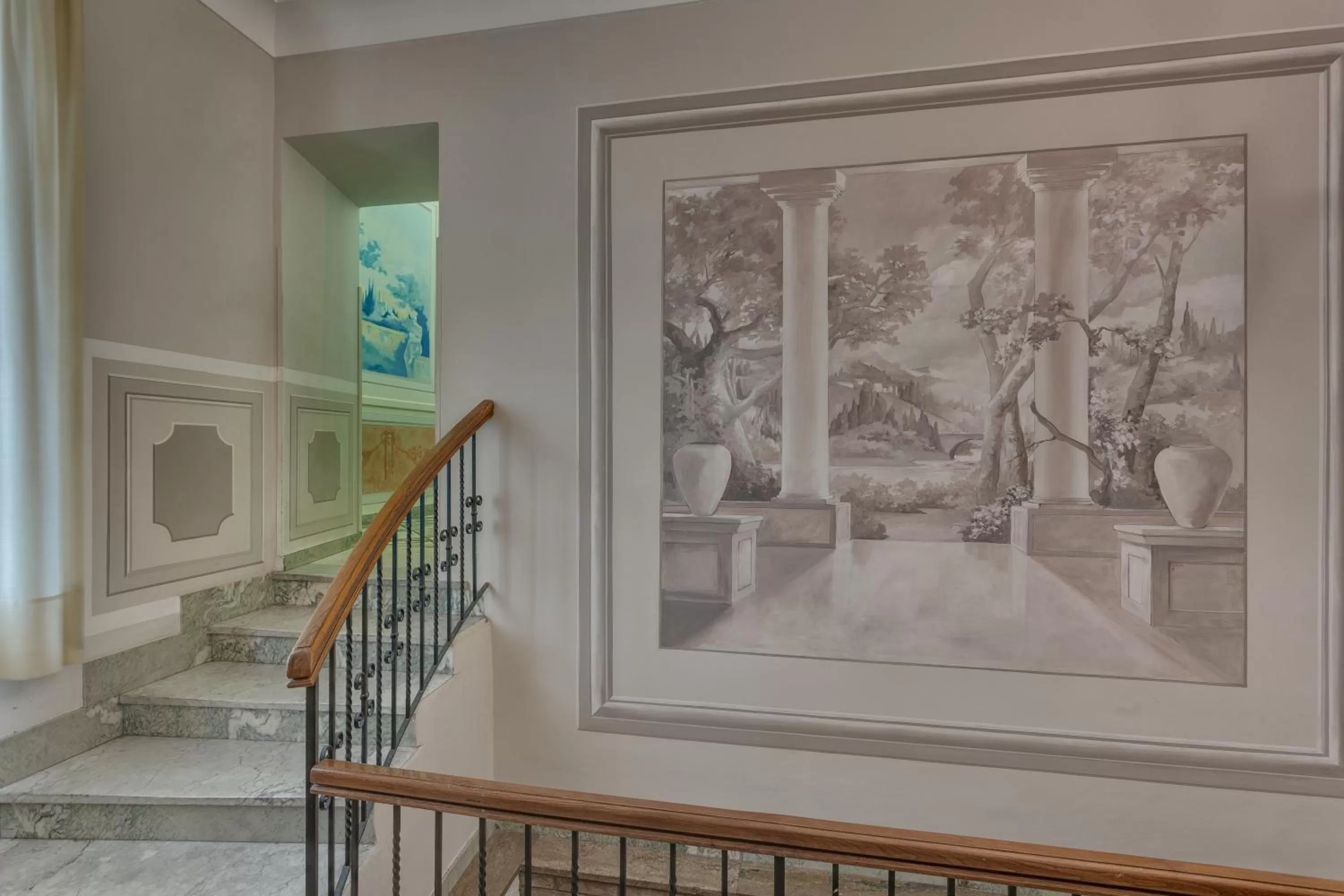 Lobby or reception in Albergo Chiusarelli