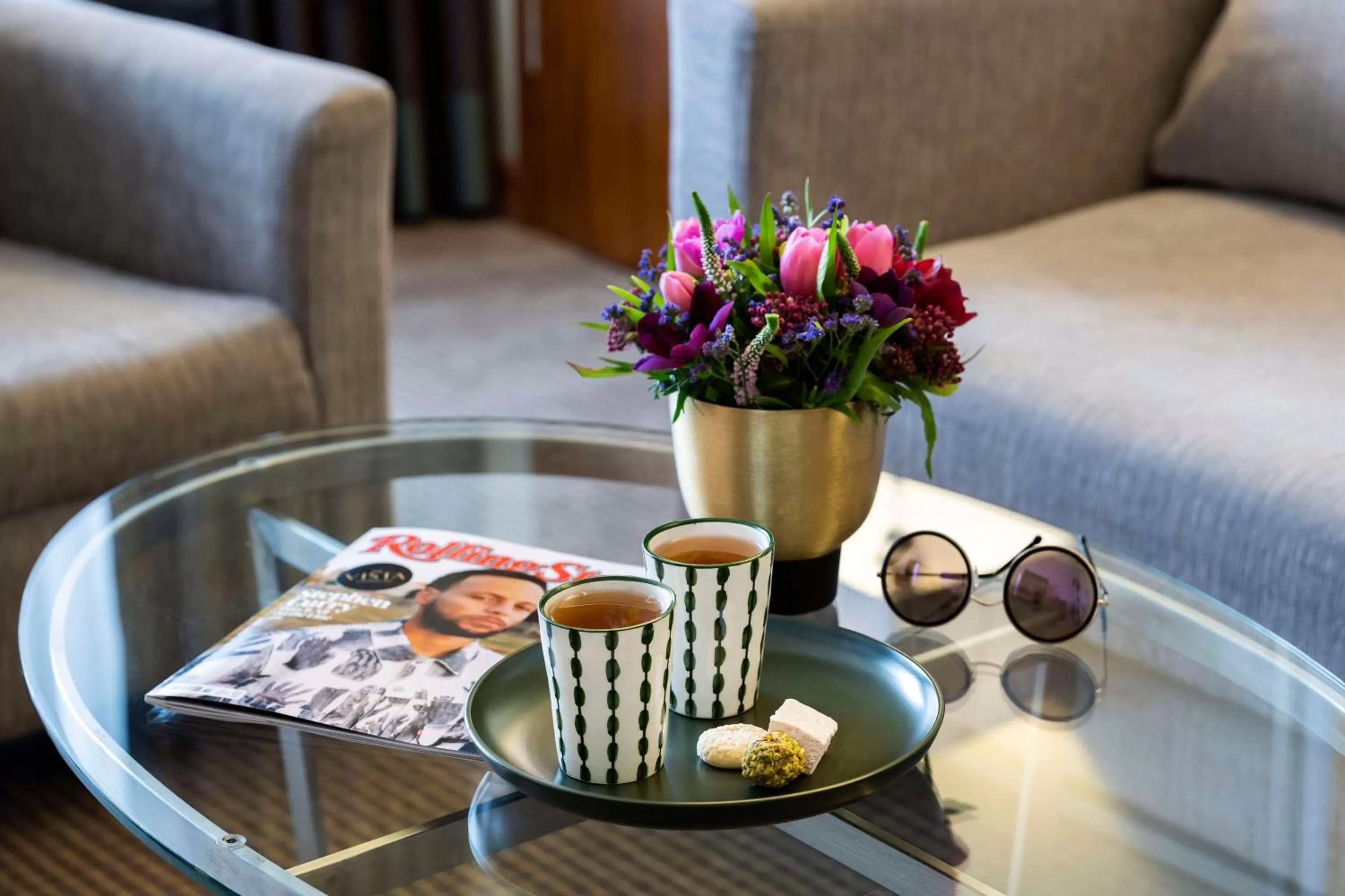 Living room in Hilton Tel Aviv Hotel