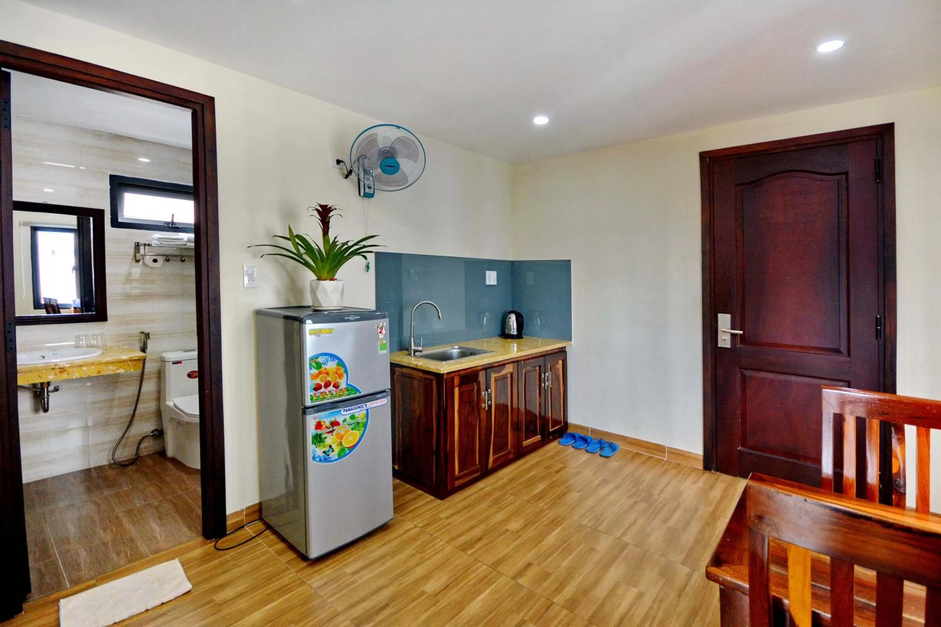 Kitchen or kitchenette in Harvey Hotel & Apartments