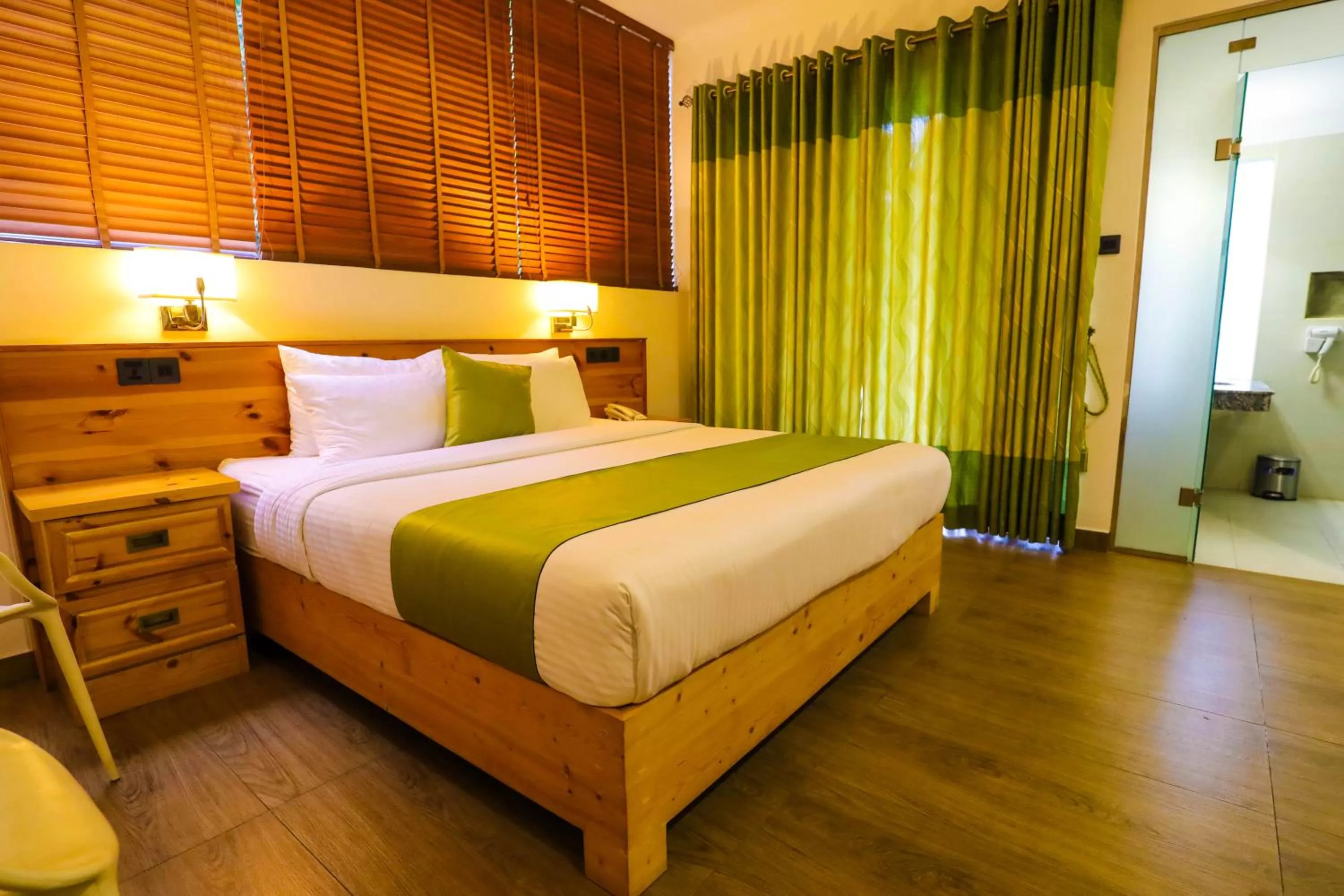 Bed in Hotel Ganthera Kandy
