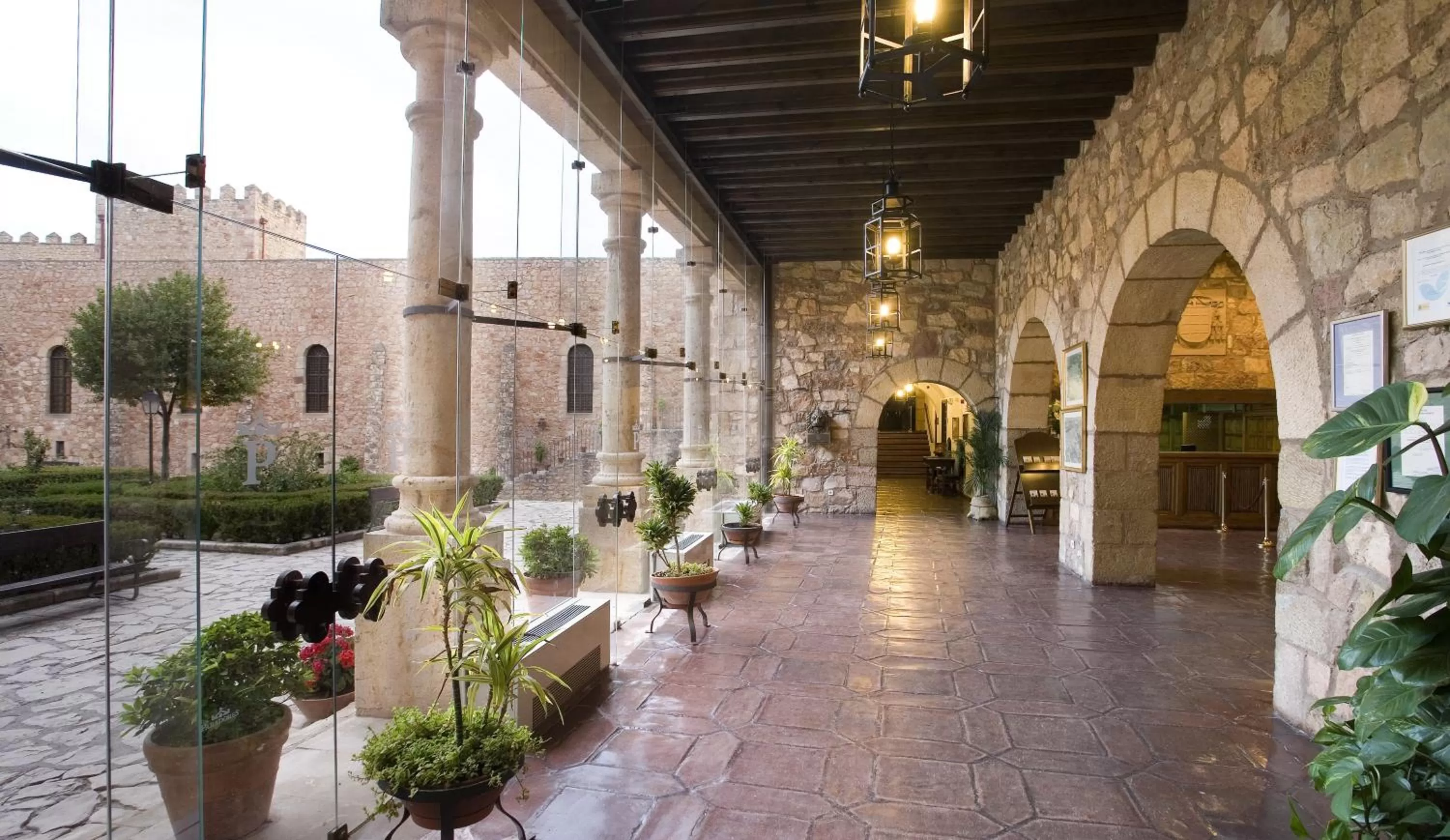 Lobby or reception in Parador de Siguenza