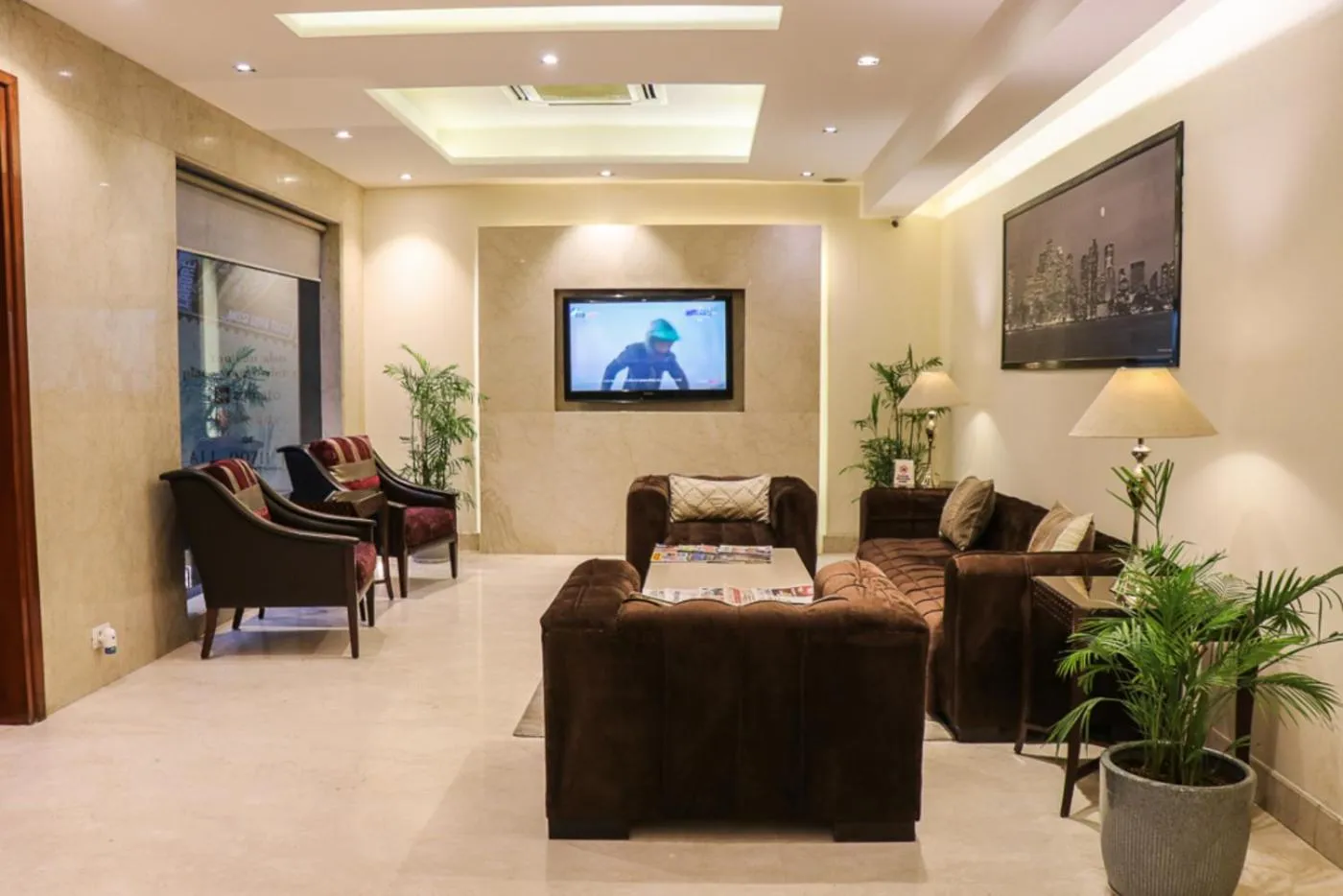 Seating area in Hotel Eternity