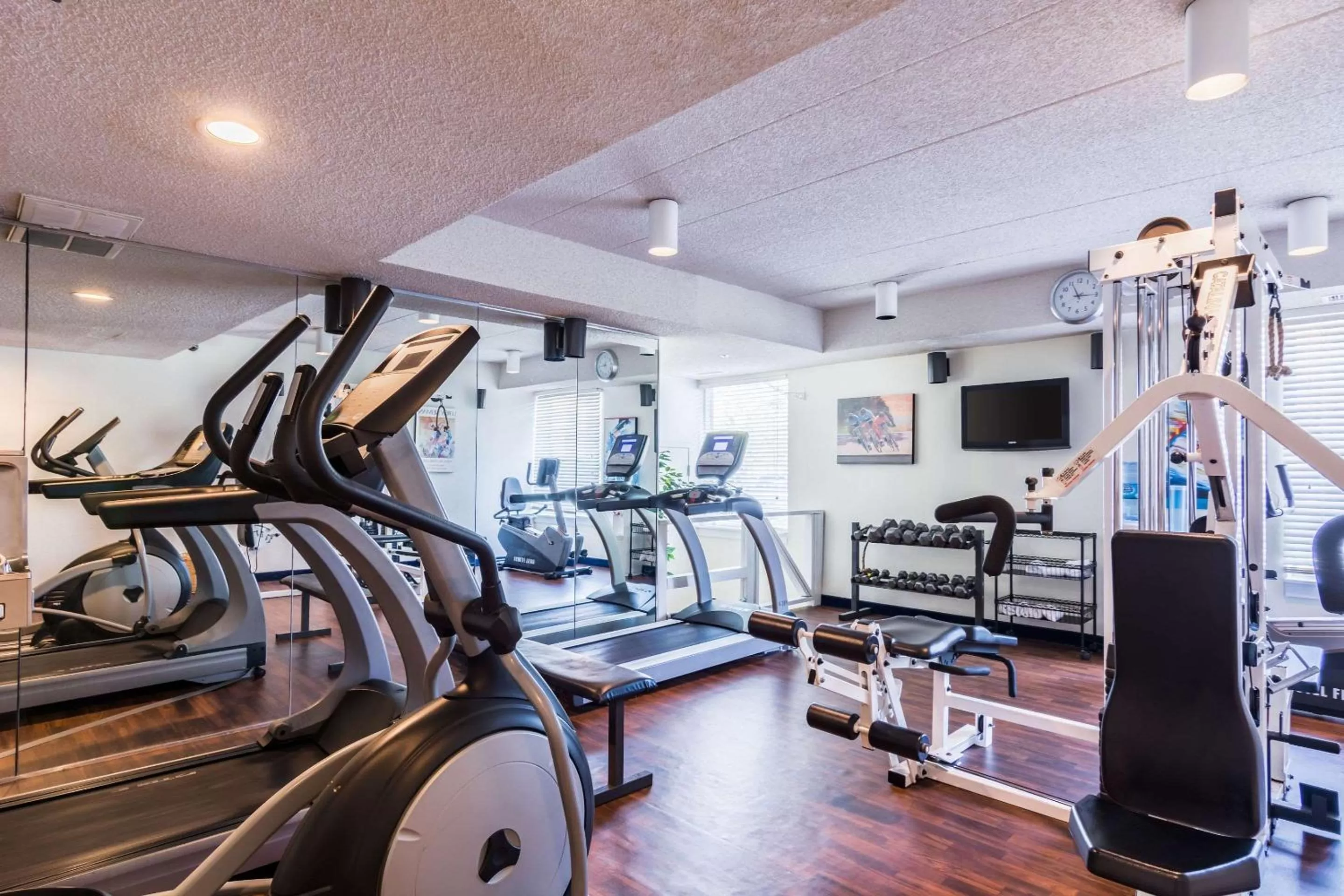 Fitness centre/facilities in Comfort Inn at Joint Base Andrews