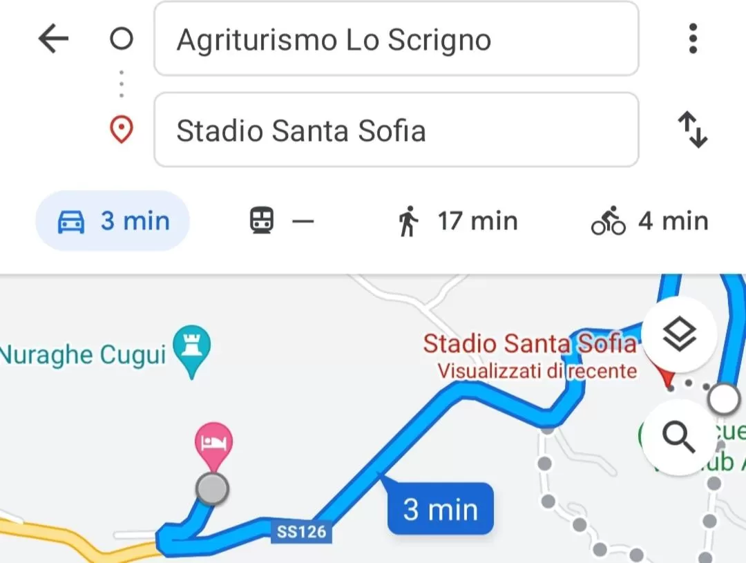 Tennis court in Il Nuraghe