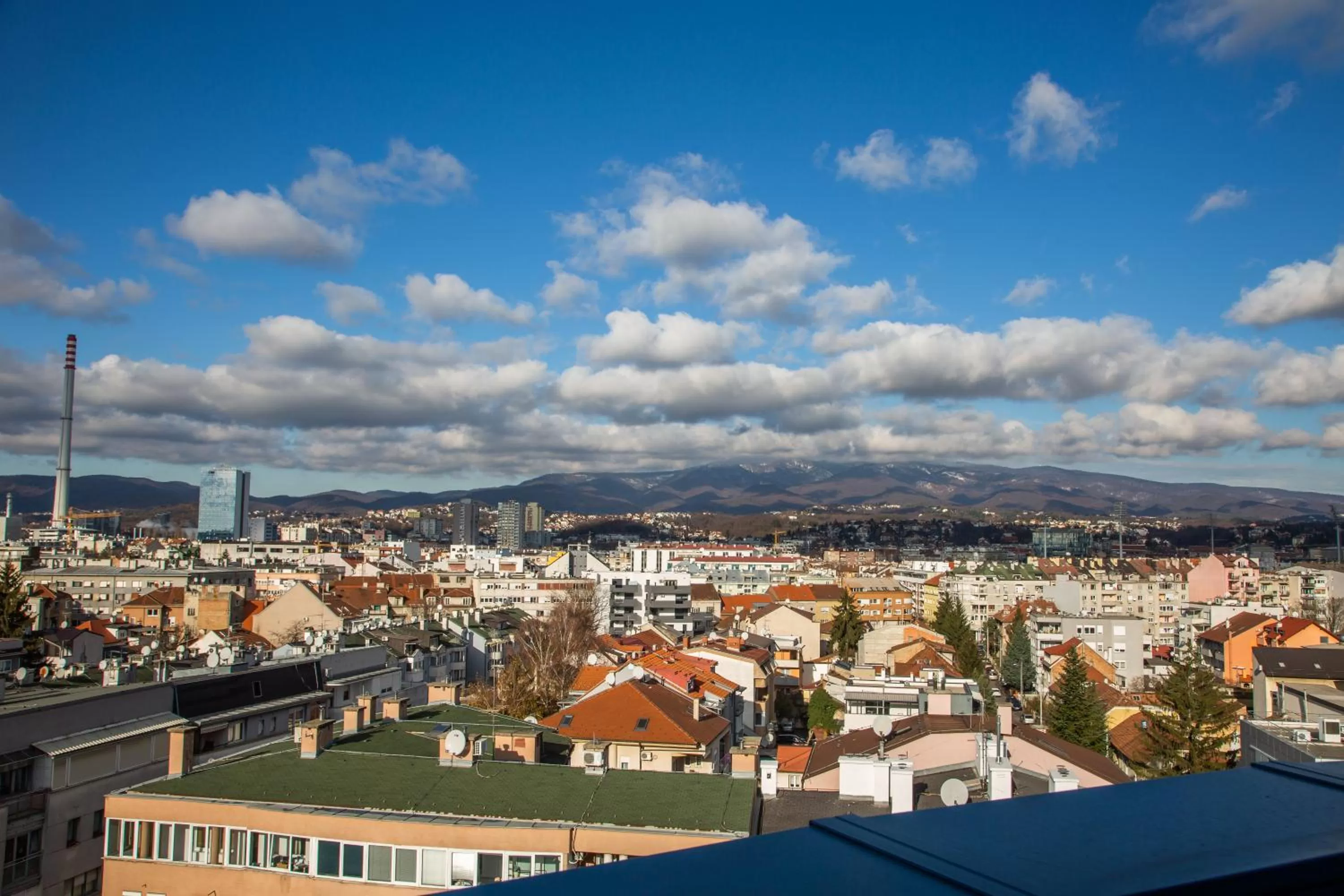 Mountain view in Hotel Blue