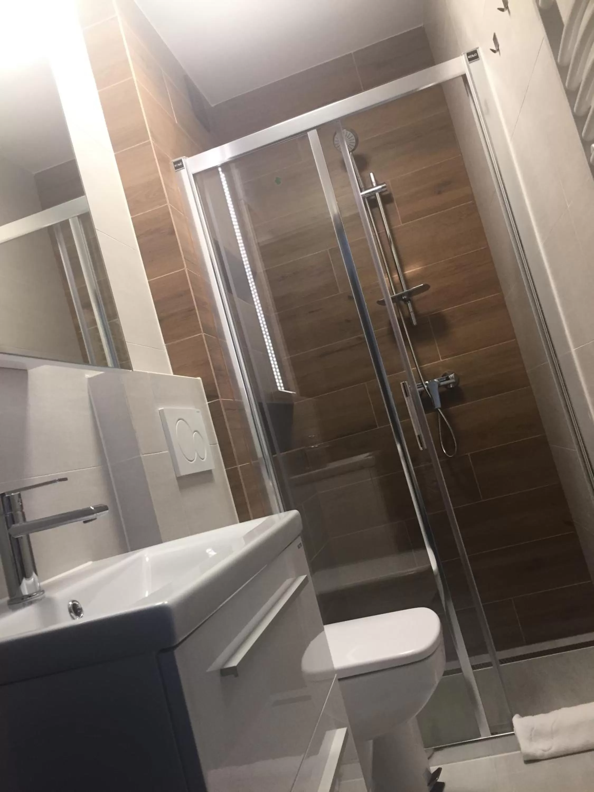 Shower in Hotel Kolorowa