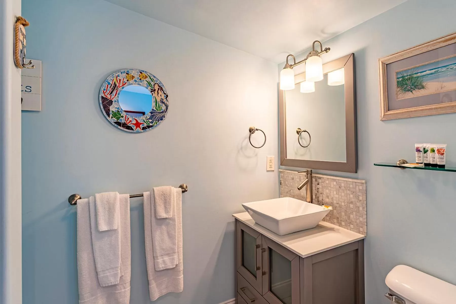 Bathroom in Island Motel OBX