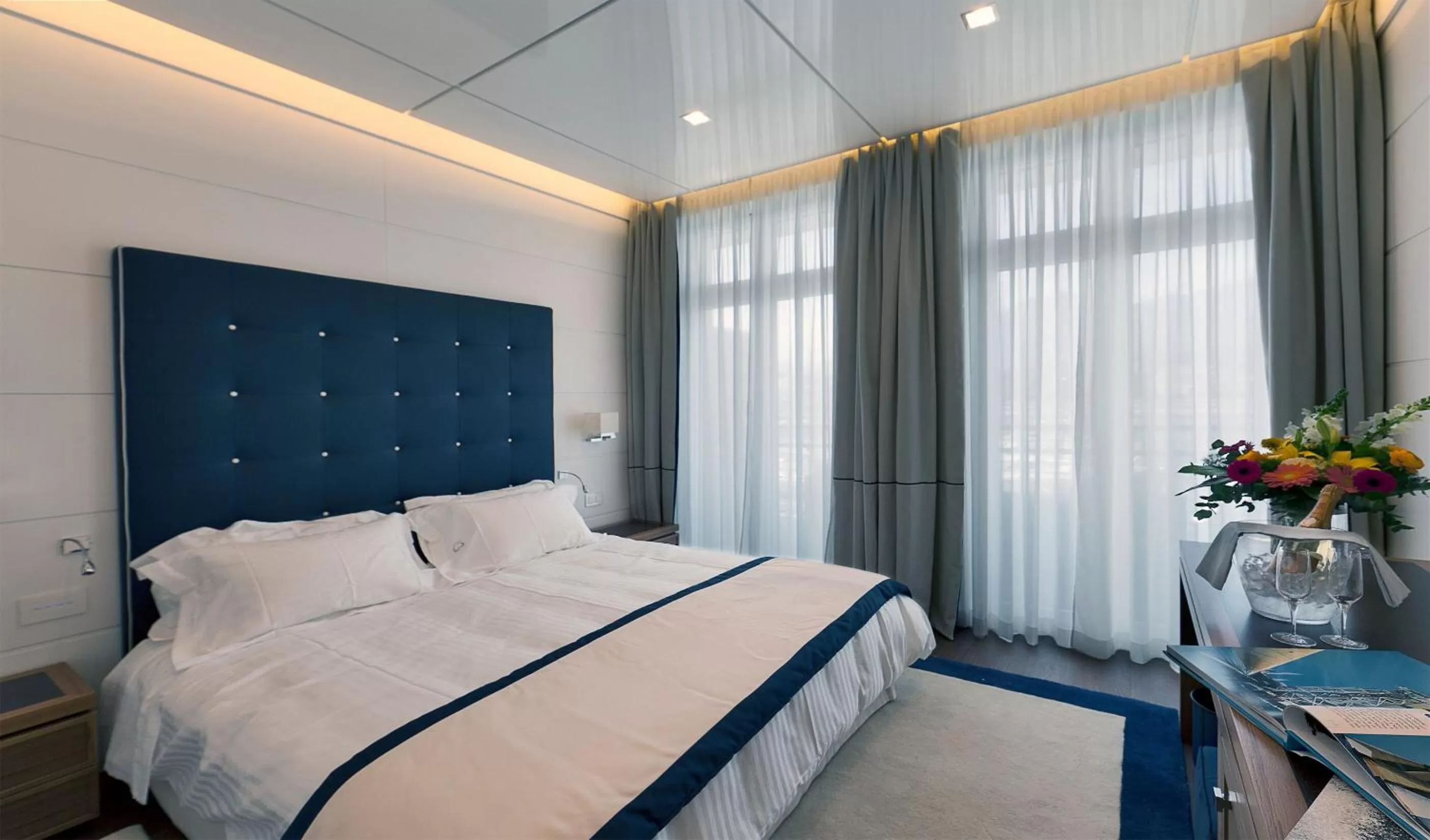 Bedroom in Albergo Yacht Club Marina Di Loano