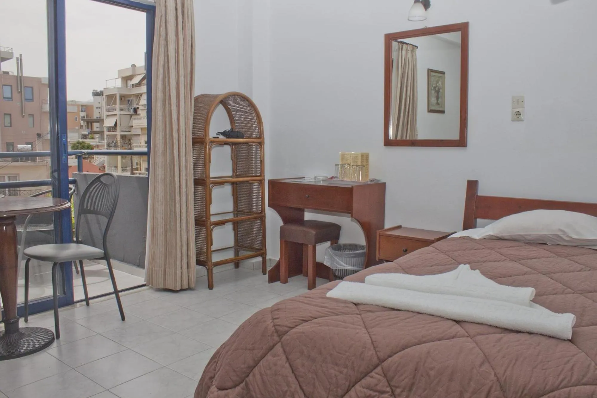 Photo of the whole room, Bed in Danaos Hotel