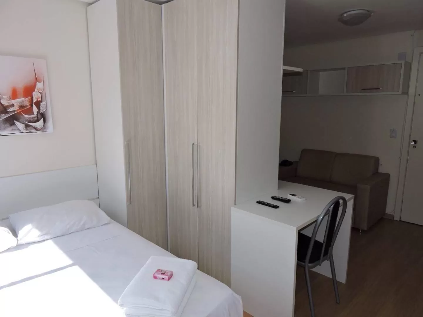 Bed in Manhattan Apart Hotel