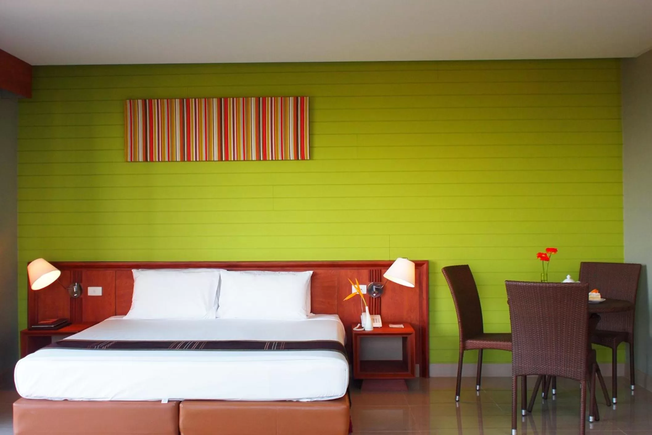 Bedroom in Long Beach Cha-Am Hotel