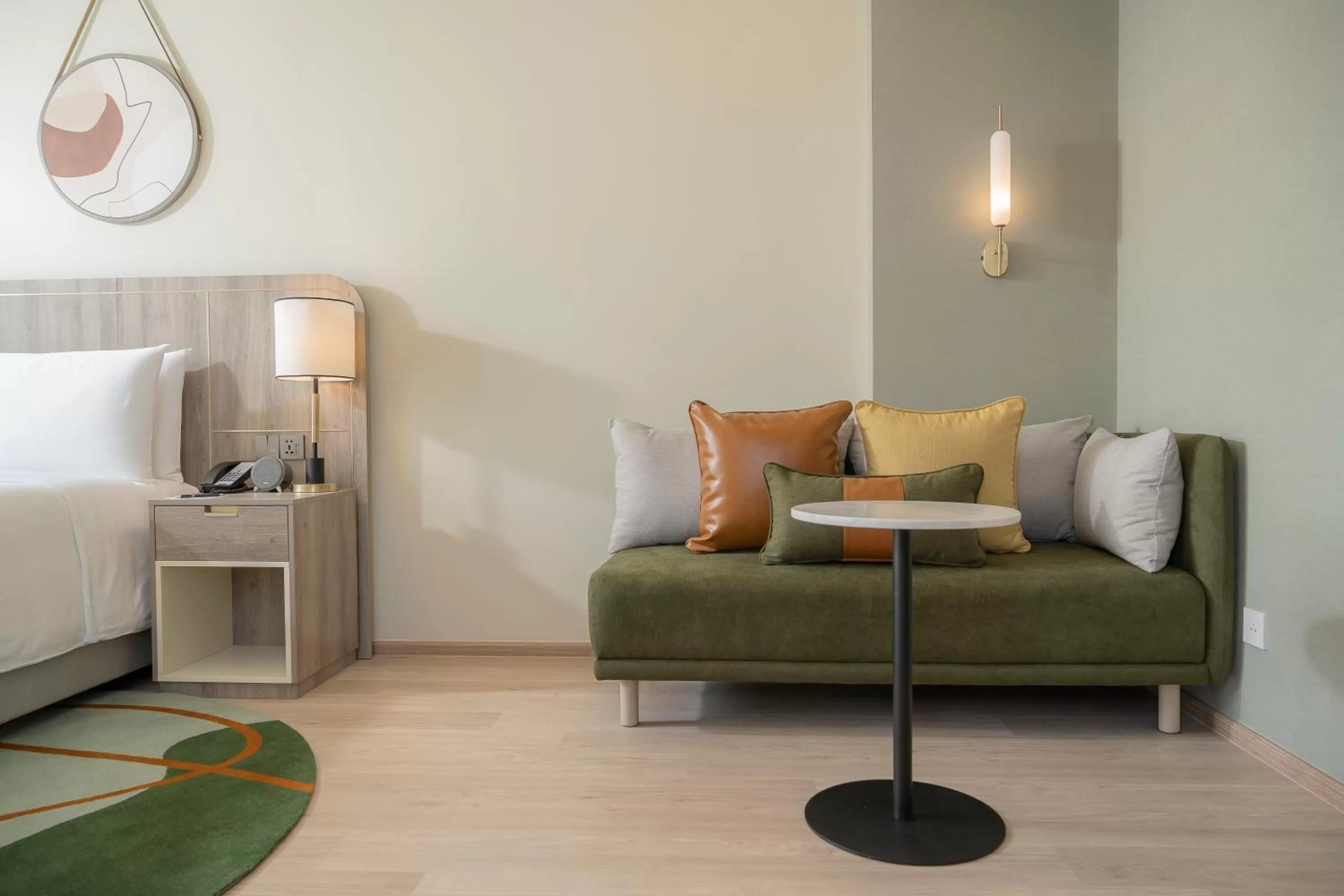 Seating area, Bed in Staybridge Suites Bangkok Sukhumvit by IHG