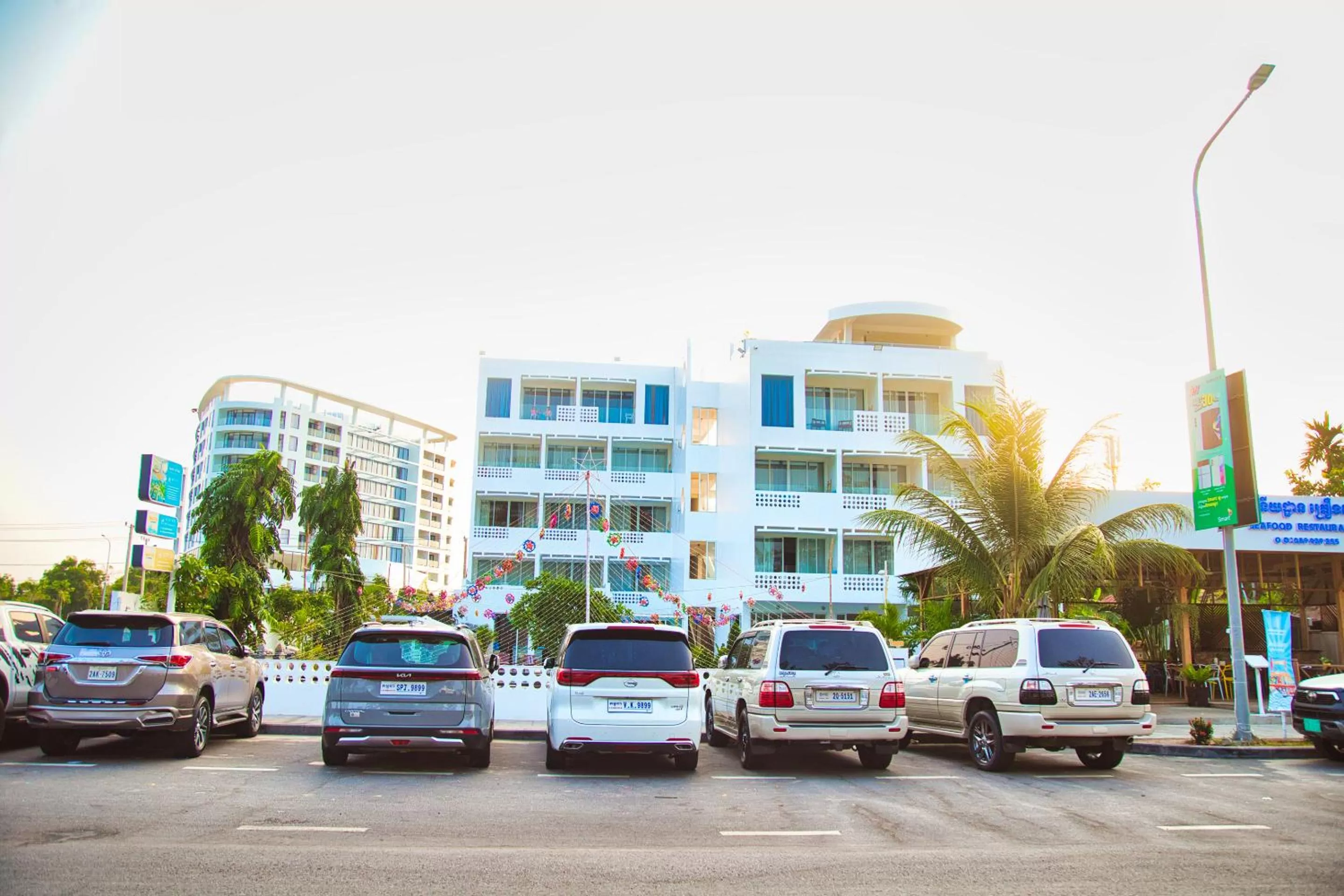 Parking in Naiya Sea Resort