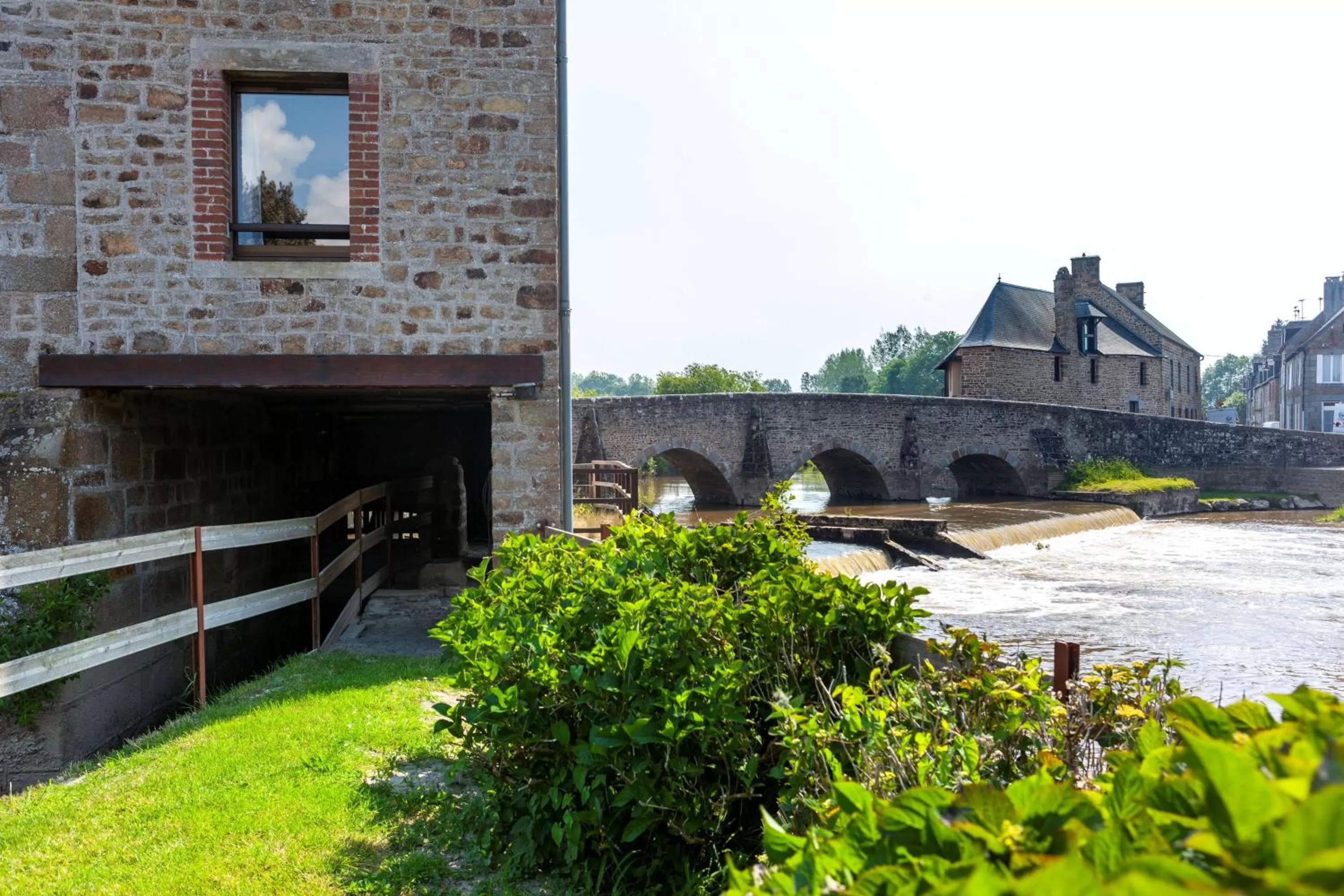 Property building in Best Western Le Moulin de Ducey