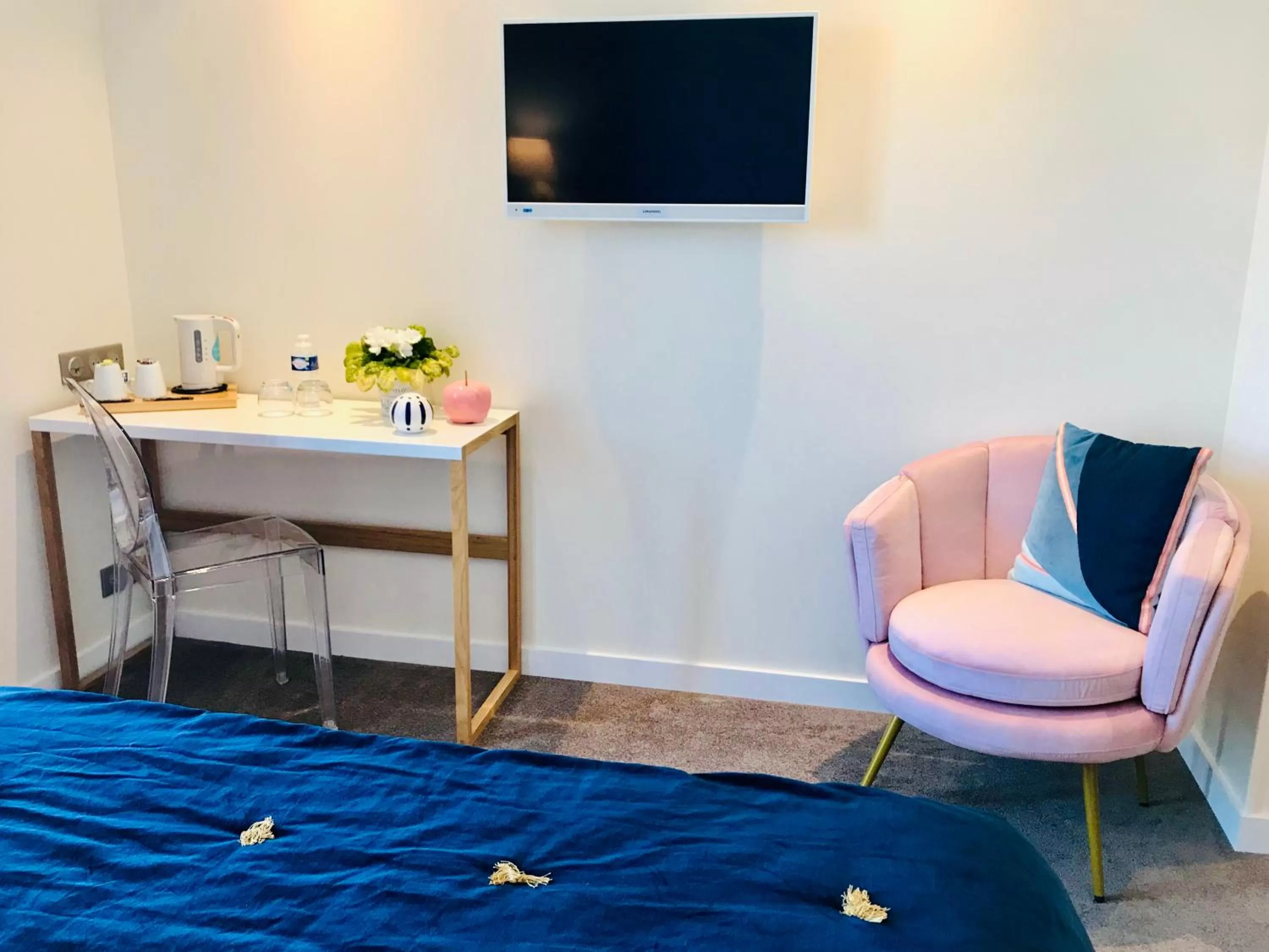 Bed in Hôtel Outre-Mer - Villa Le Couchant