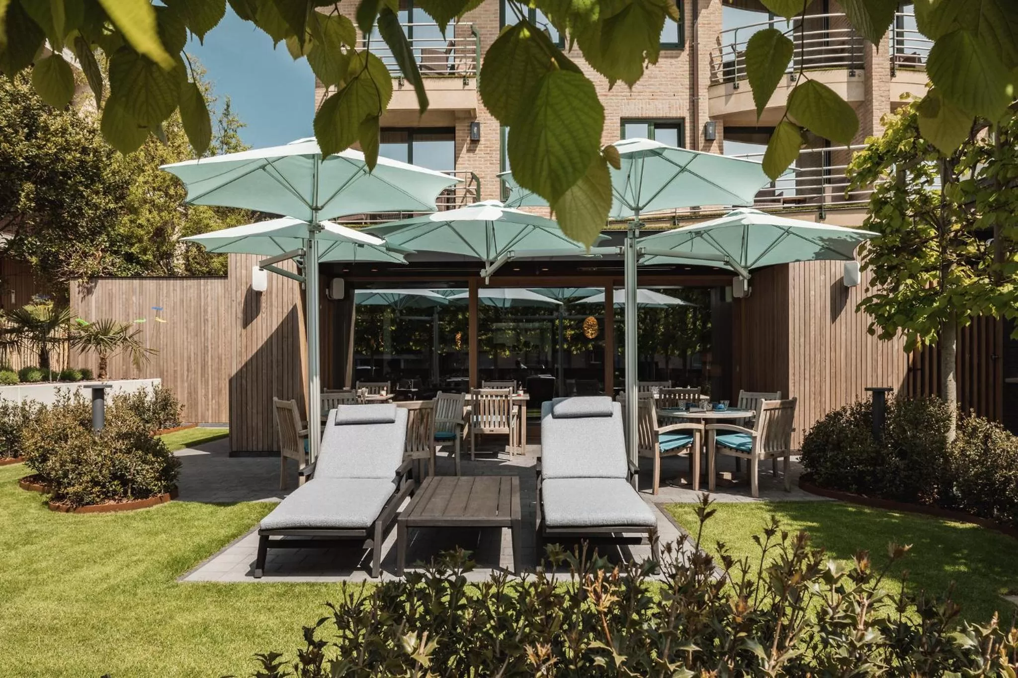 Garden in Boutique Hotel 'Hof ter Duinen'