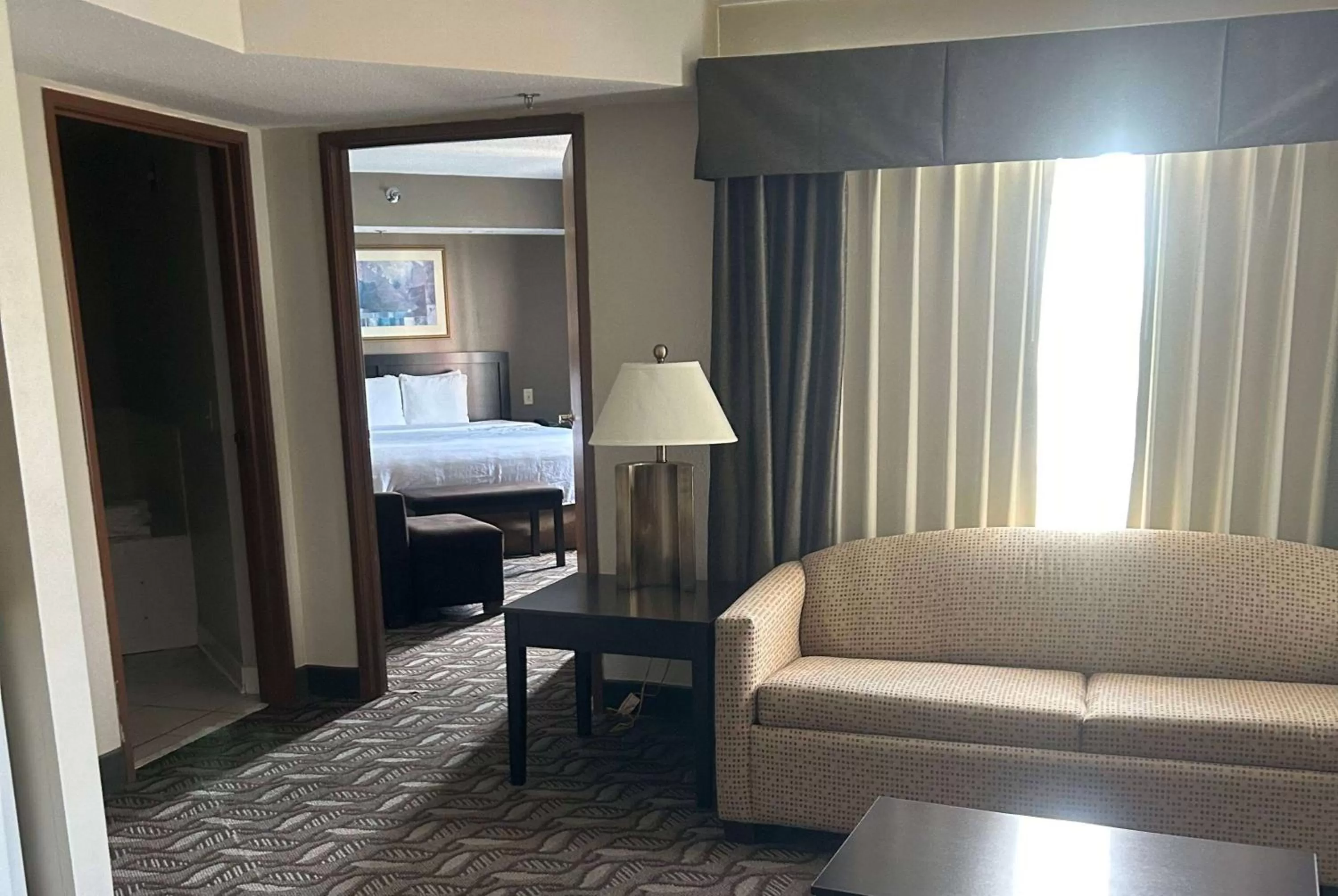 Photo of the whole room, Bed in Wyndham Garden Madison Fitchburg