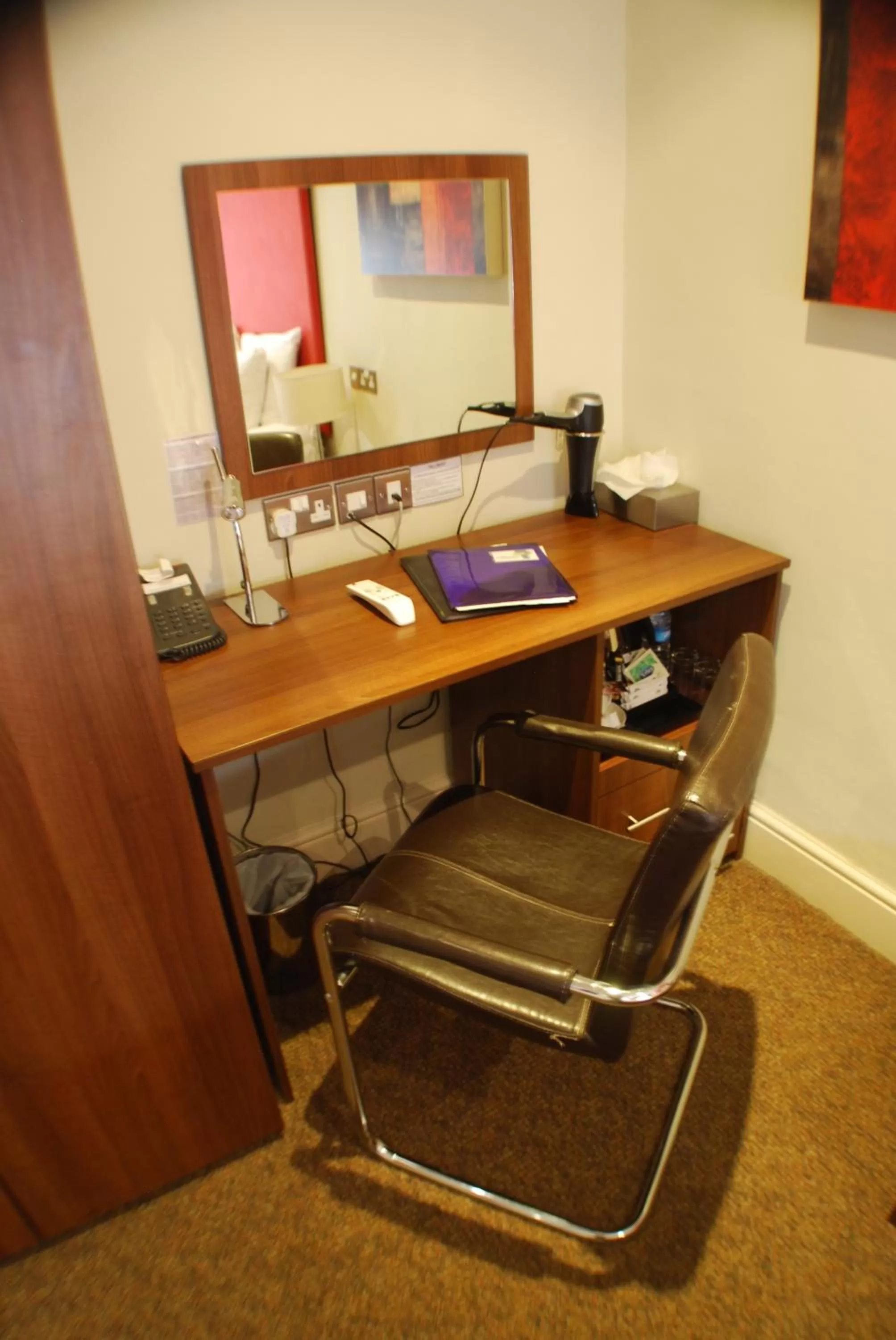 Seating area in The Salisbury Hotel