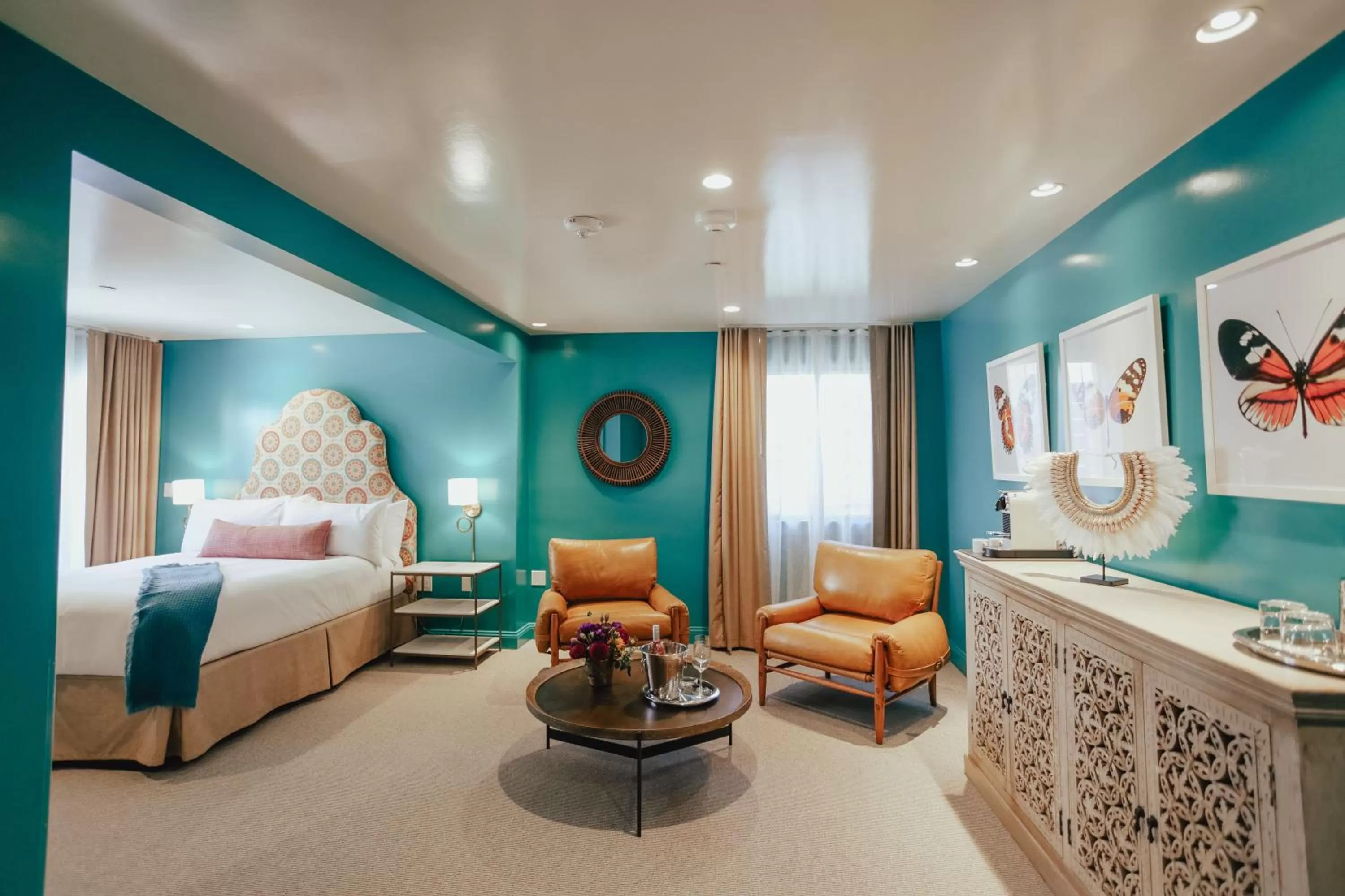 Bed in The Winston Solvang