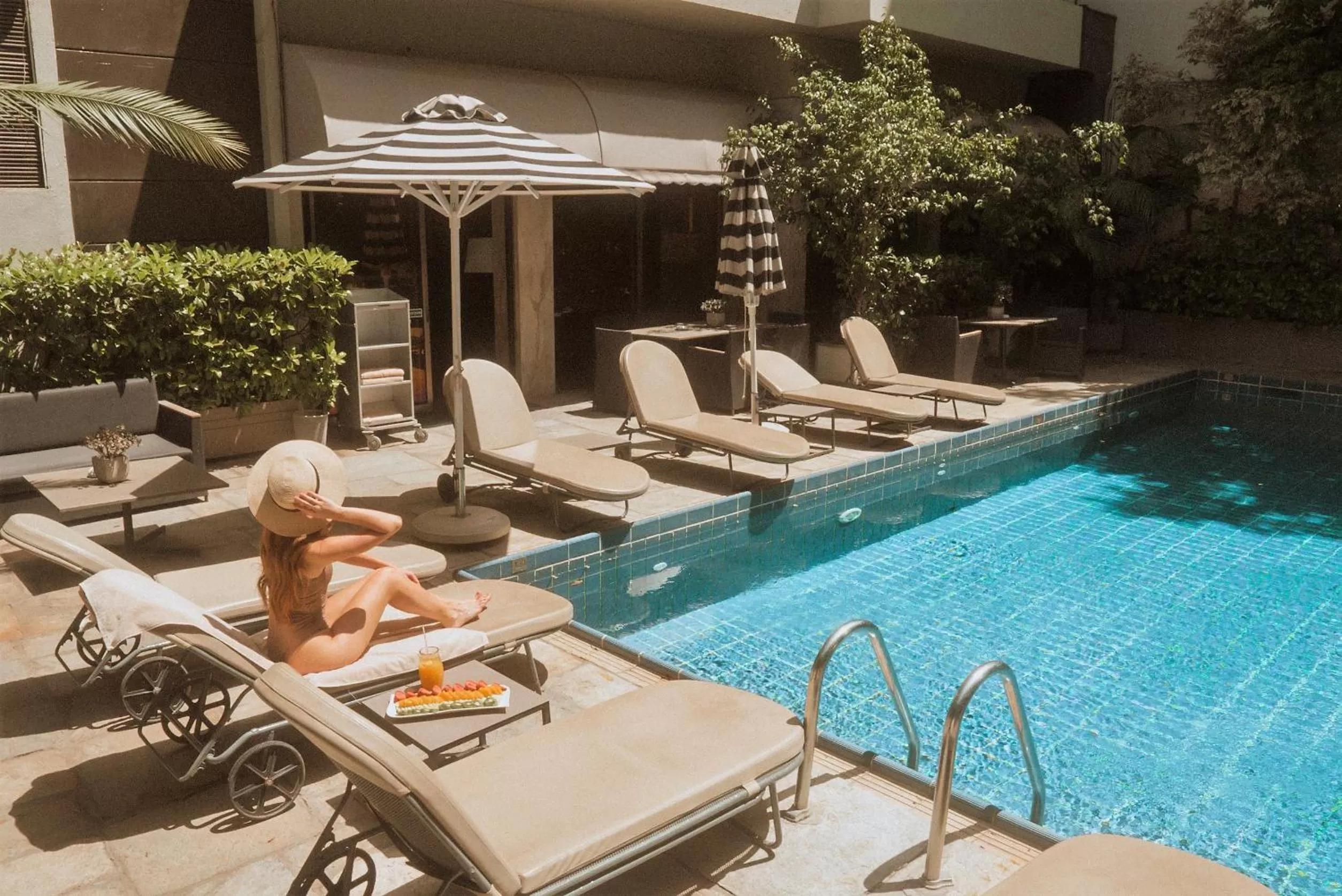 Pool view in Divani Palace Acropolis