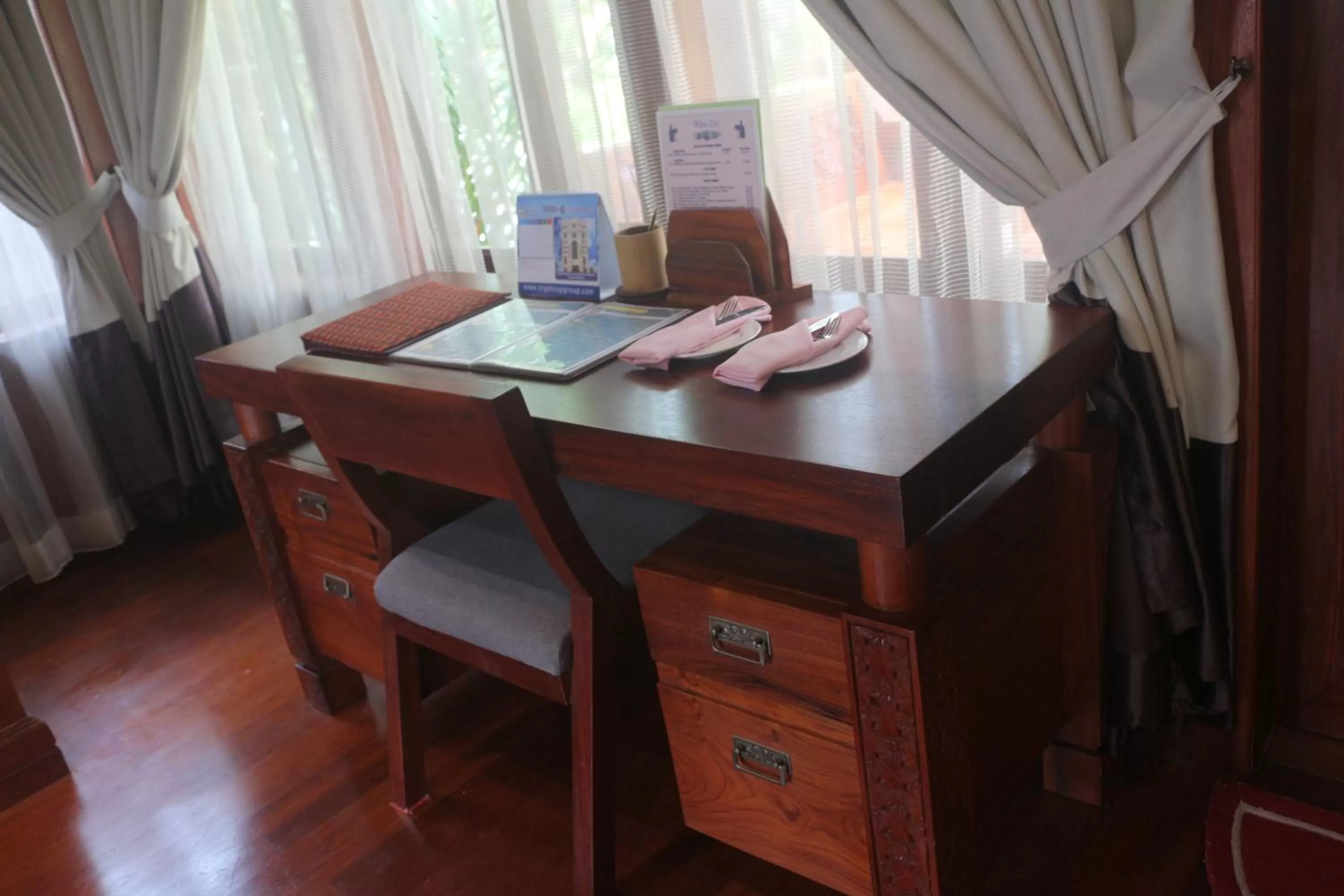 Balcony/Terrace in Try Palace Resort Kep