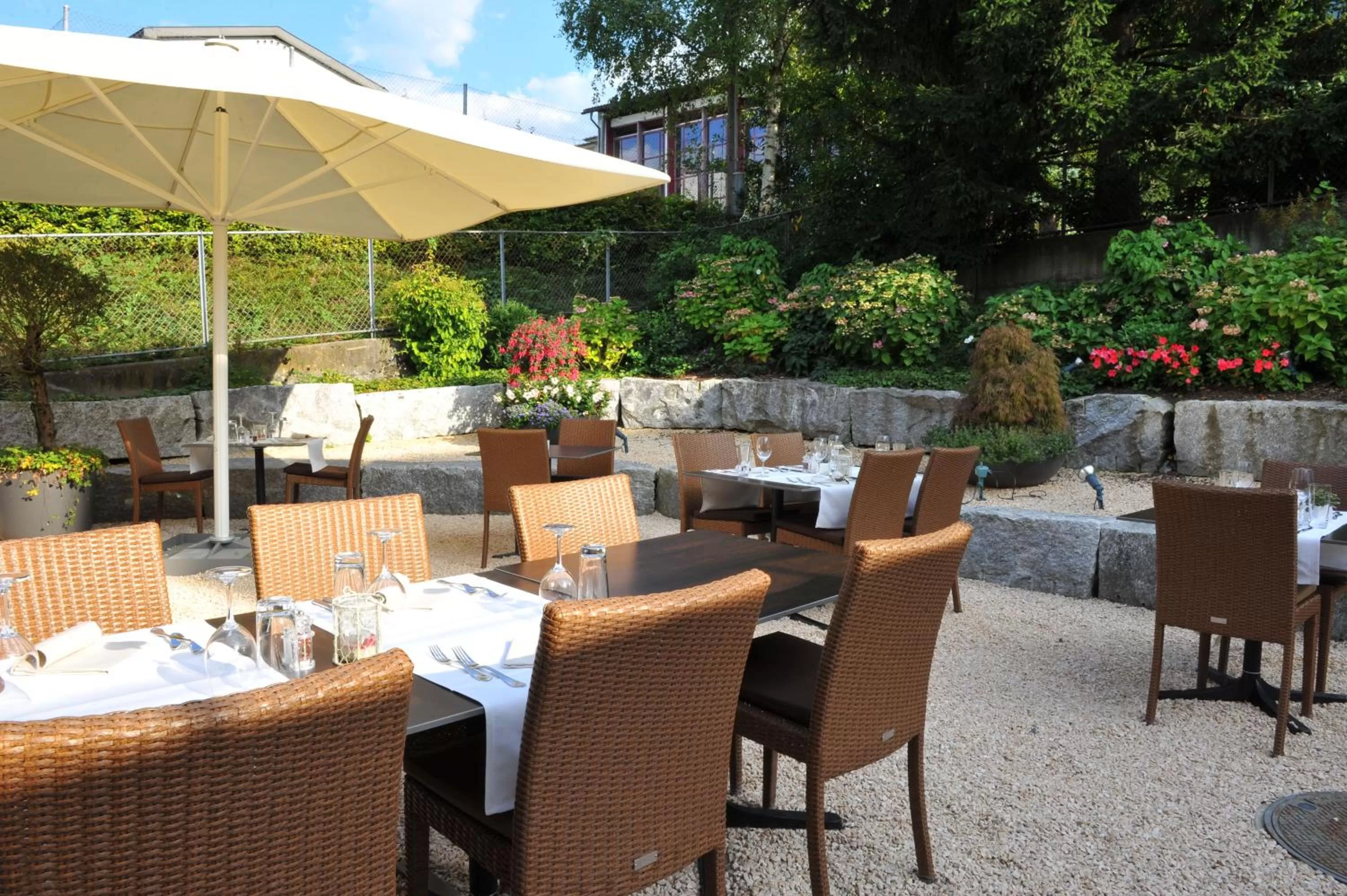 Garden in Hotel Krone