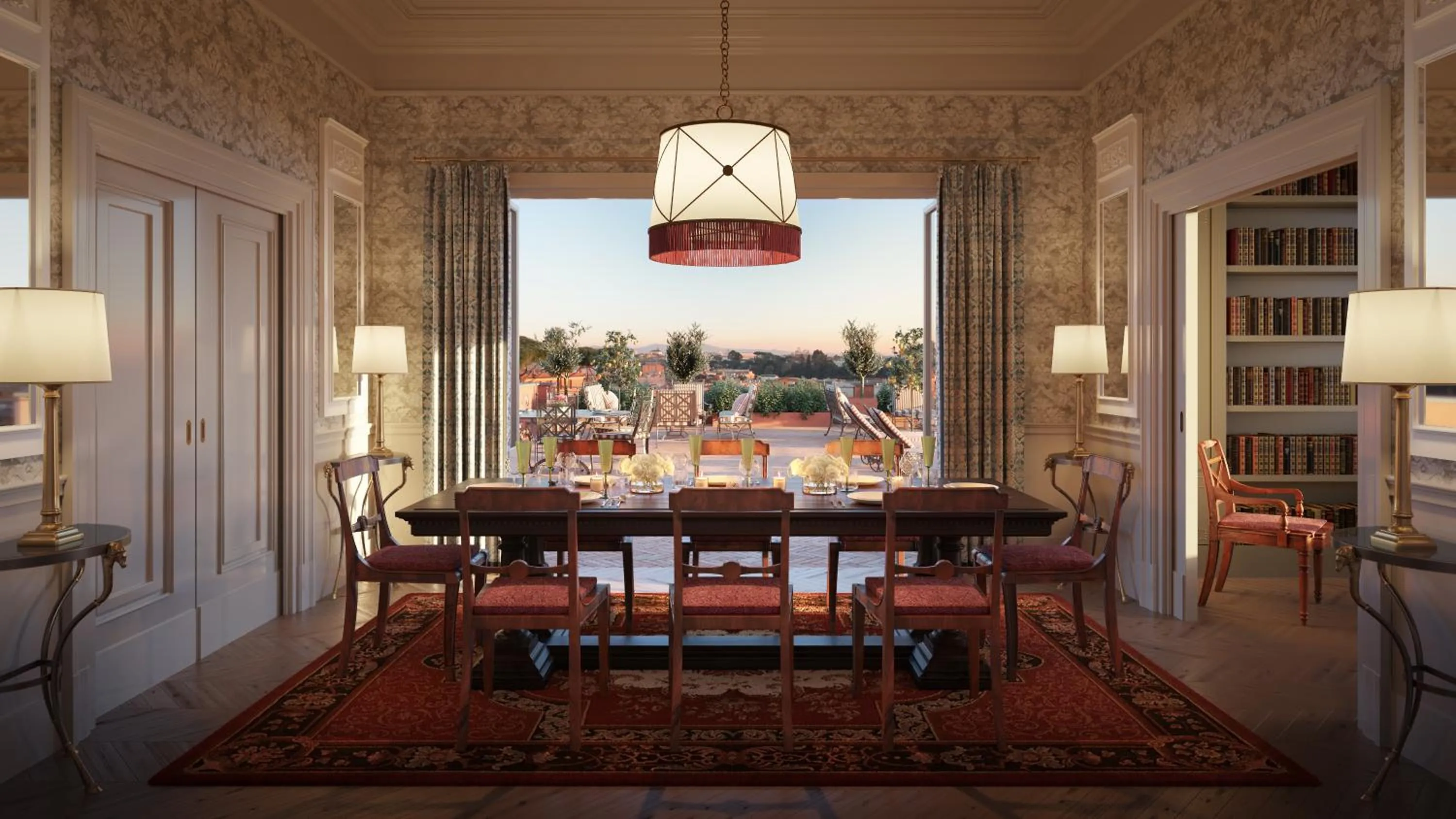 City view in Rocco Forte Hotel De La Ville