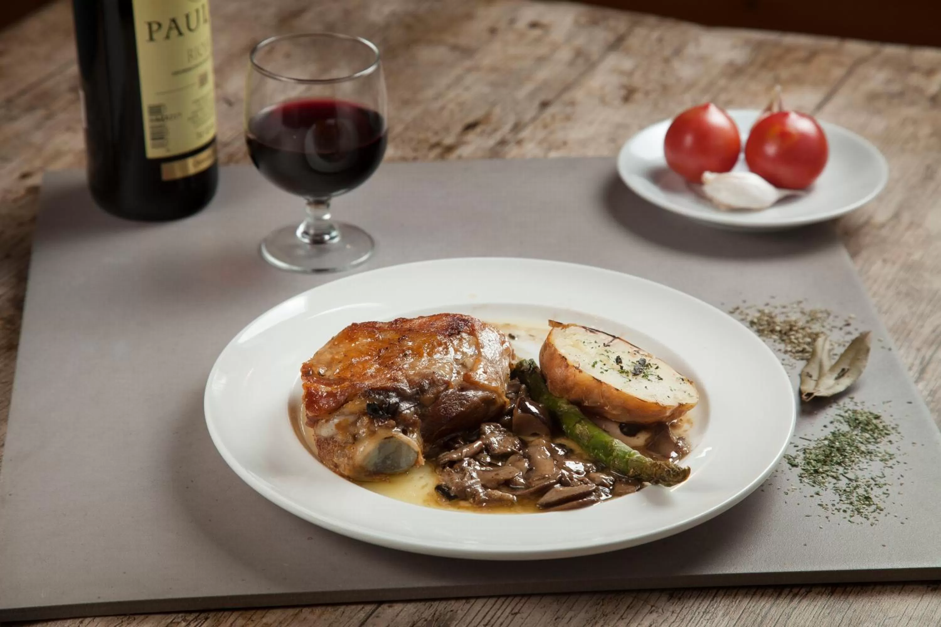 Food in Hotel Restaurant Les Brases