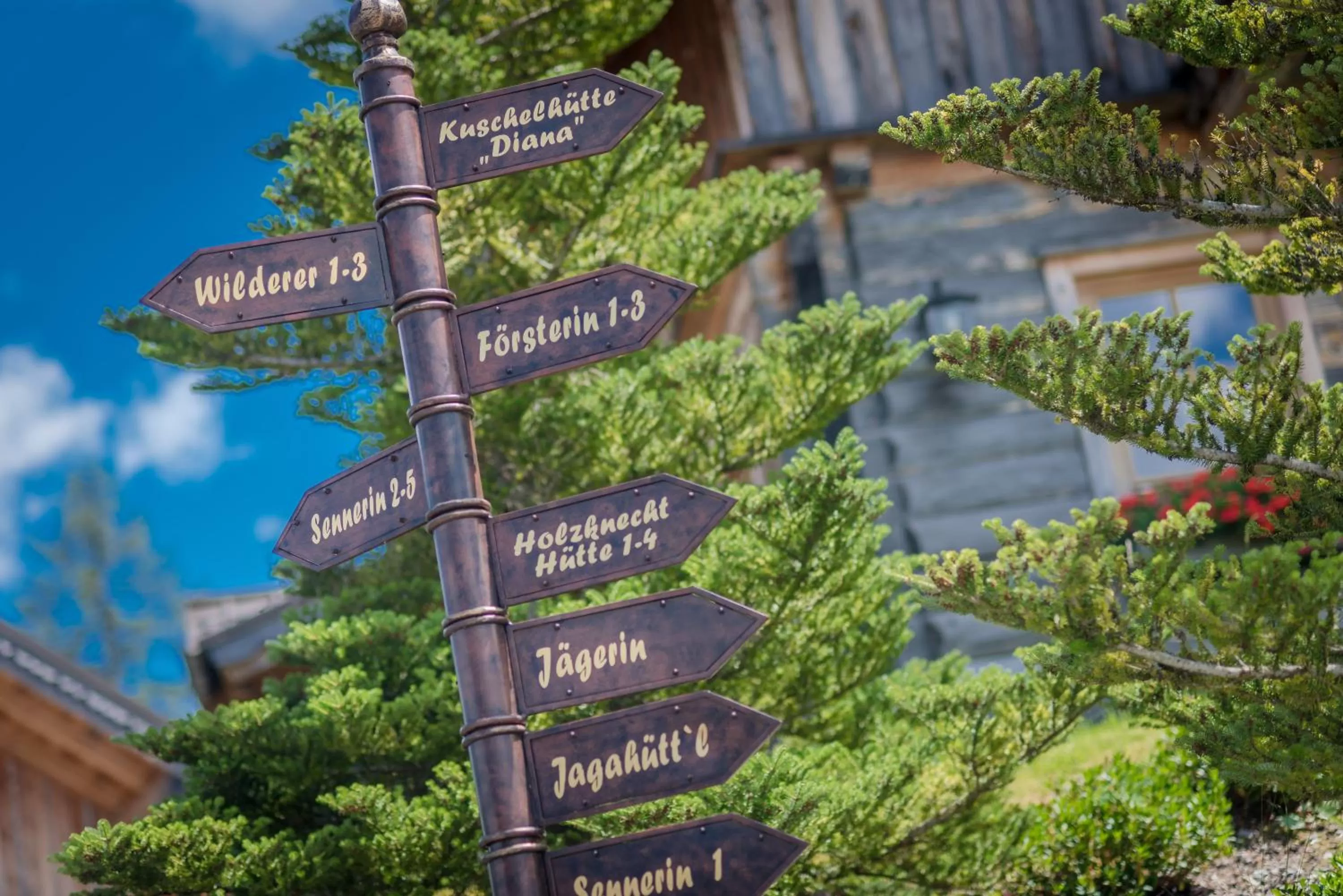 Decorative detail in Almwelt Austria