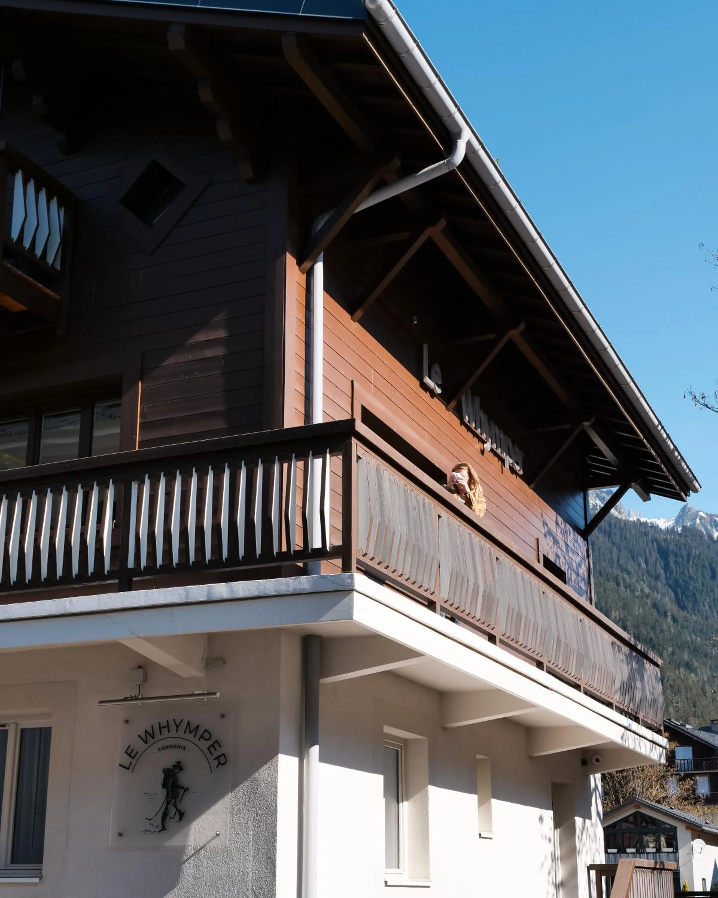 Property building in Chalet hôtel le Whymper