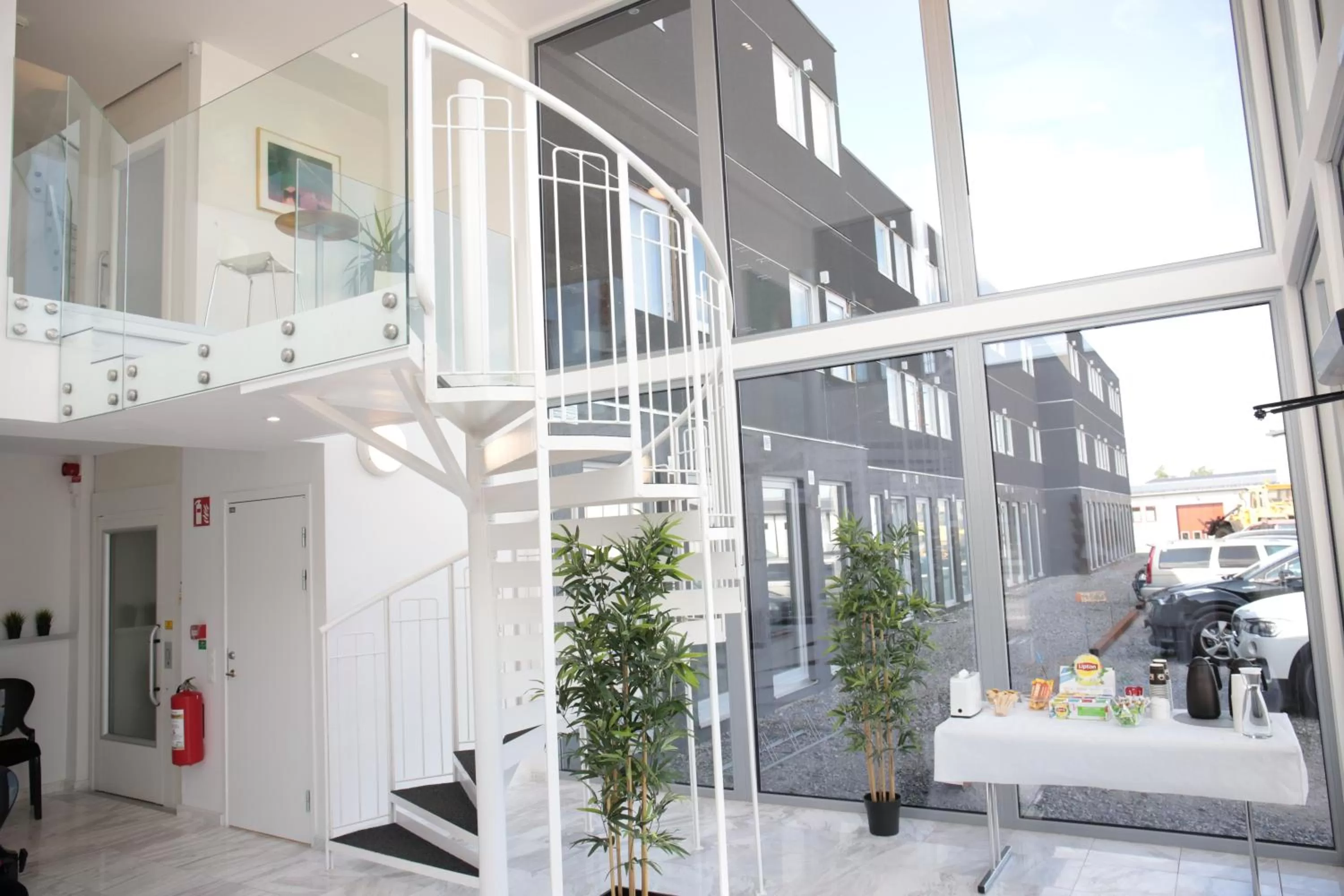 Lobby or reception in Hotell Norrort