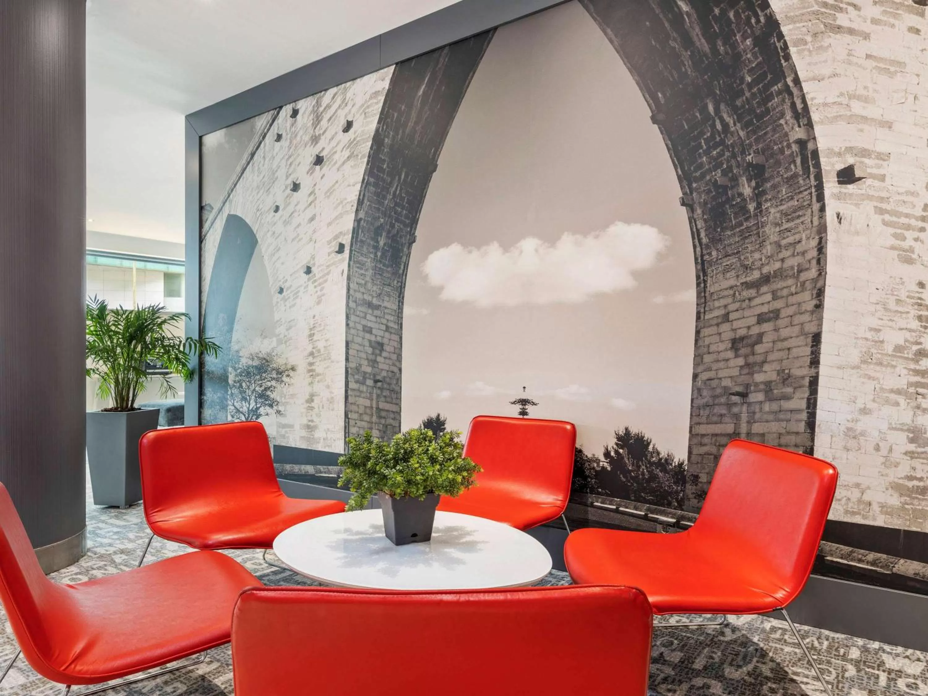 On site in Hotel Mercure Lisboa