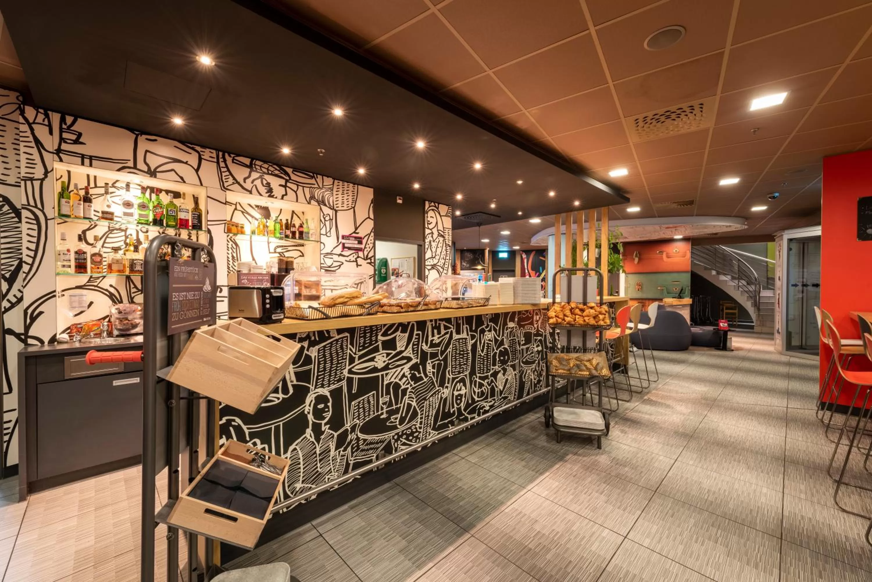 Continental breakfast in ibis Bern Expo